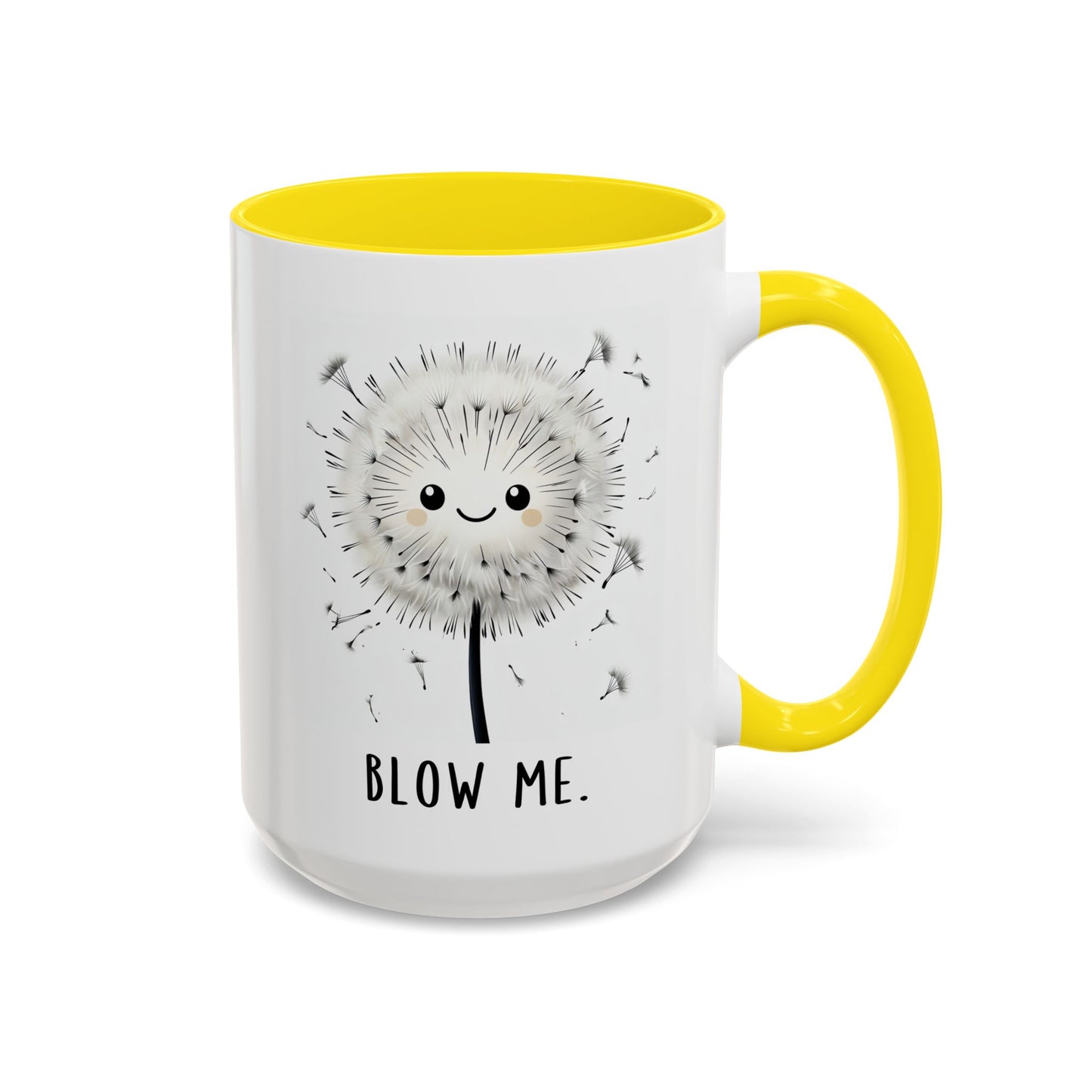 Blow Me Dandelion Mug – Funny Cute Coffee Cup | Playful Pun Mug | Custom Made Gift for Friends