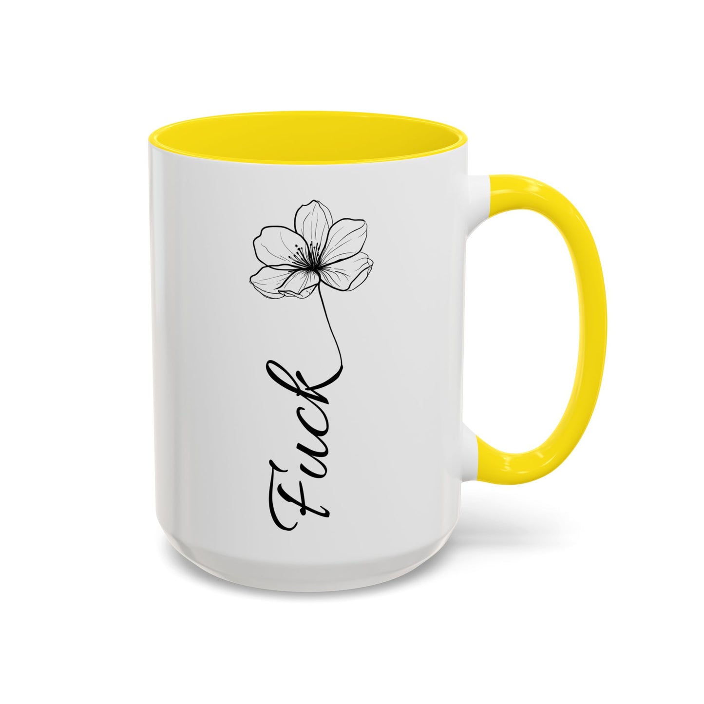 Floral Mood Mug | Elegant Minimalist Coffee Cup | Custom Made Sarcastic Gift