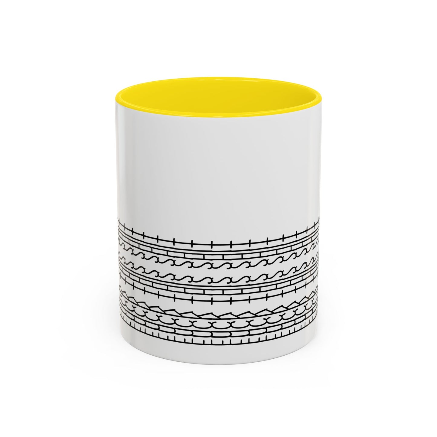 Barbed Wire Hidden Message Mug – Minimalist Grunge Coffee Mug | Edgy Aesthetic Gift for Him or Her