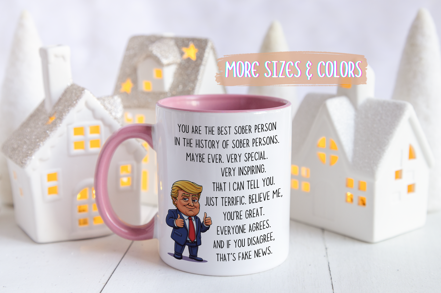 Funny Sobriety Mug – “You Are the Best Sober Person” Custom Made Coffee Cup | Sobriety Gift for Recovery & AA Support