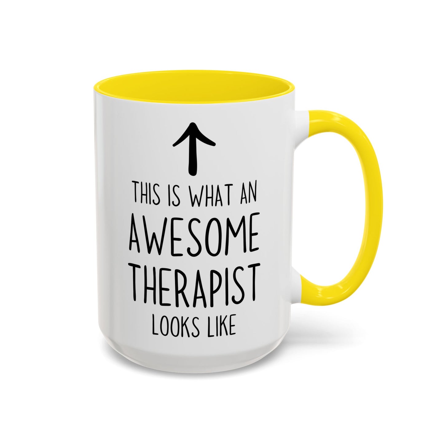 This Is What An Awesome Therapist Looks Like Mug | Custom Made Therapist Gift | Funny Psychology Coffee Cup
