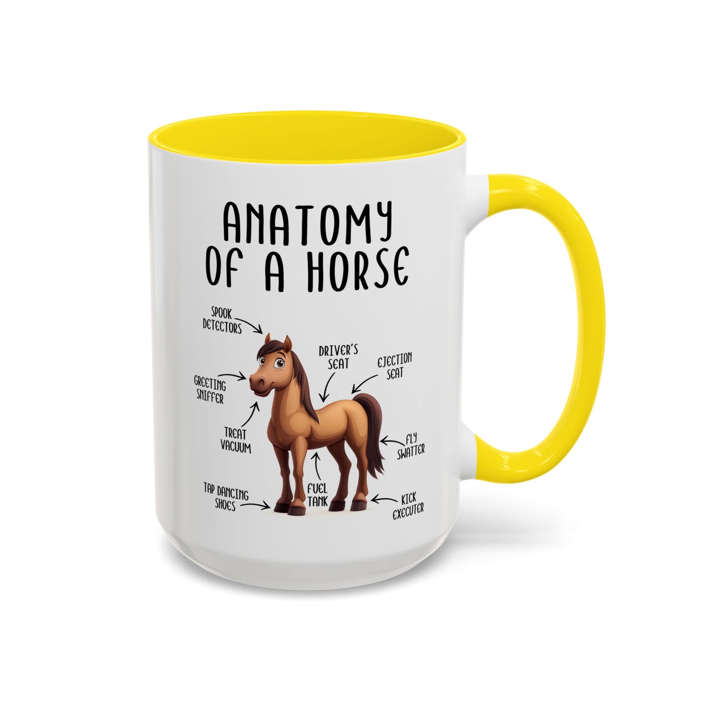 Anatomy of a Horse Mug | Funny Horse Lover Gift | Custom Made Equestrian Coffee Cup