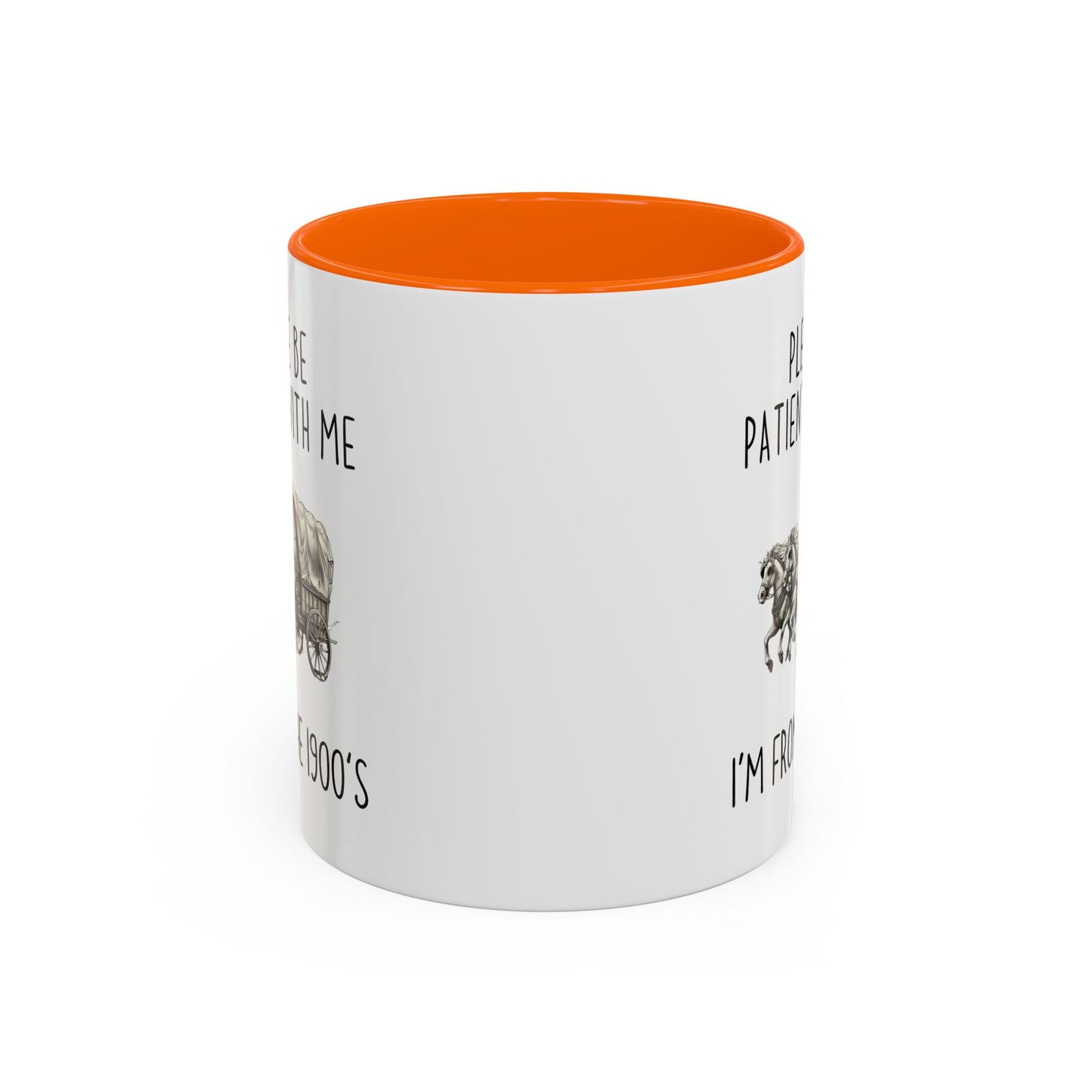 Please Be Patient With Me Mug | Funny Vintage Humor Coffee Cup | Custom Made Nostalgic Gift