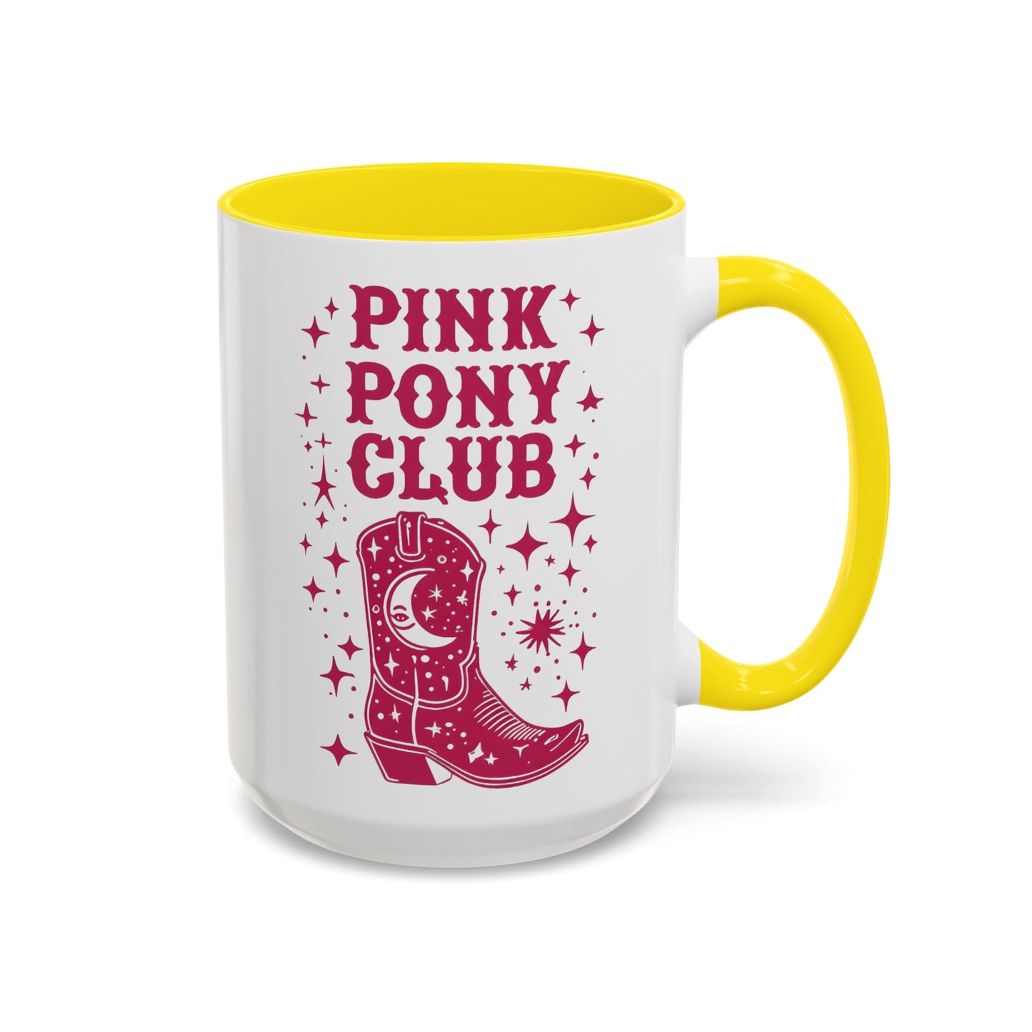 Pink Pony Club Mug | Western Aesthetic Cowgirl Mug | Retro Country Boot Mug | Custom Made Gift