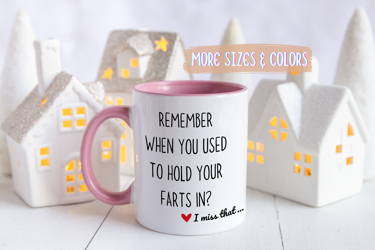 Funny Couple Mug – “Remember When You Used to Hold Your Farts In?” | Hilarious Relationship Coffee Cup Gift for Him or Her