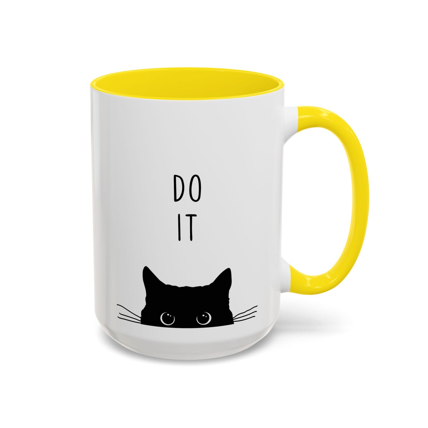 “Do It” Funny Cat Mug | Custom Made Coffee Cup for Cat Lovers & Pet Owners
