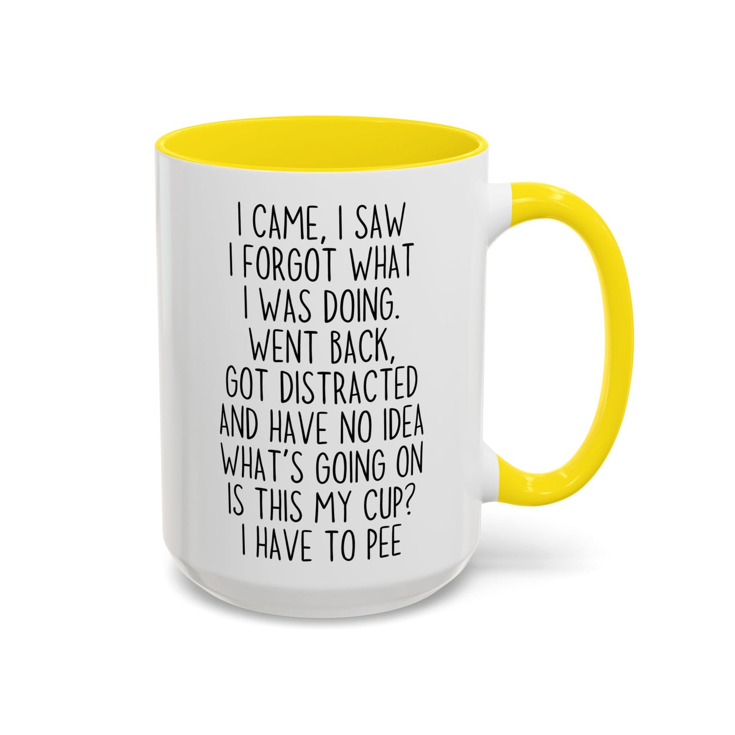 Funny Relatable Mug – “I Came, I Saw, I Forgot What I Was Doing” | Sarcastic Coffee Cup For Work, Office Humor Gift, ADHD Mug