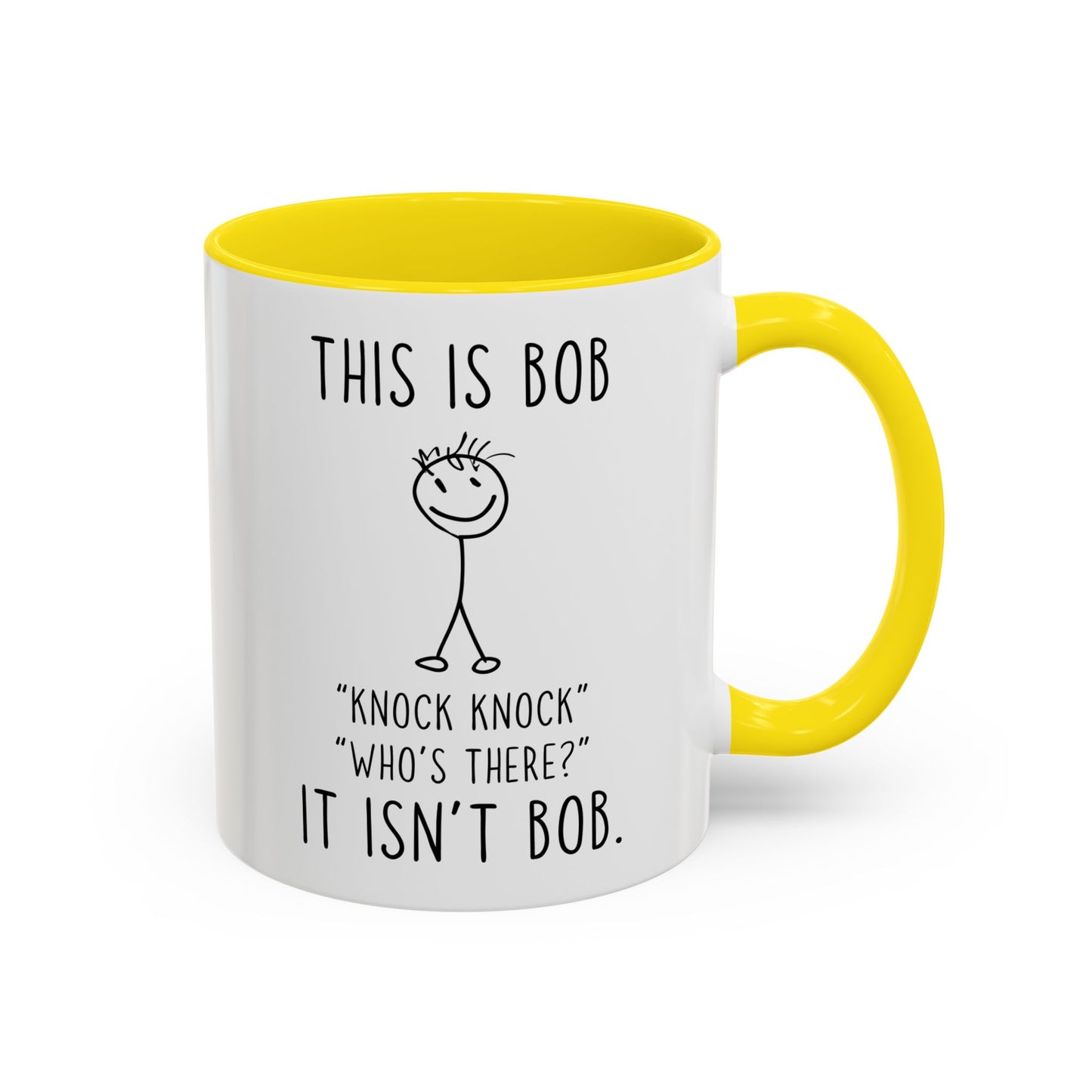This Is Bob Mug | Funny Stick Figure Coffee Cup | Custom Made Gift for Friends & Coworkers