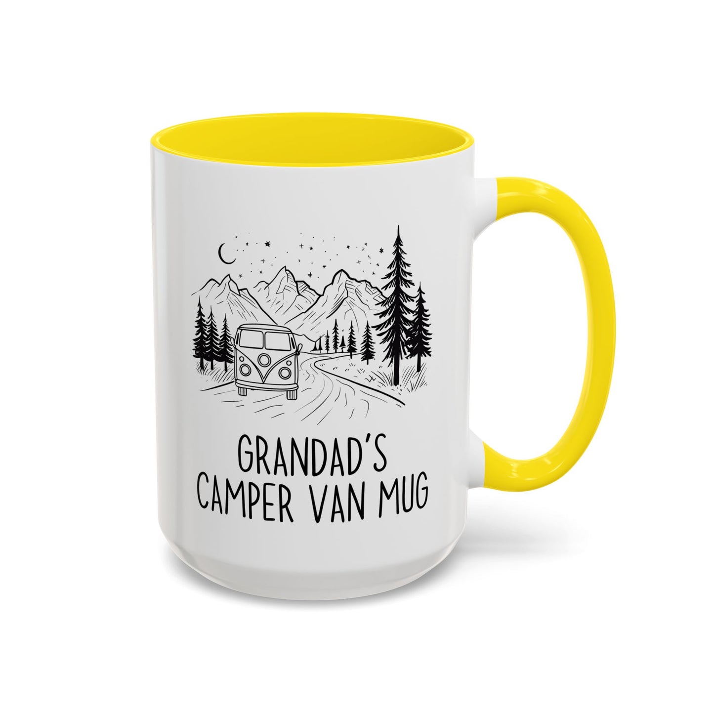Grandad’s Camper Van Mug | Adventure Coffee Cup for Grandads | Custom Made Camping Gift