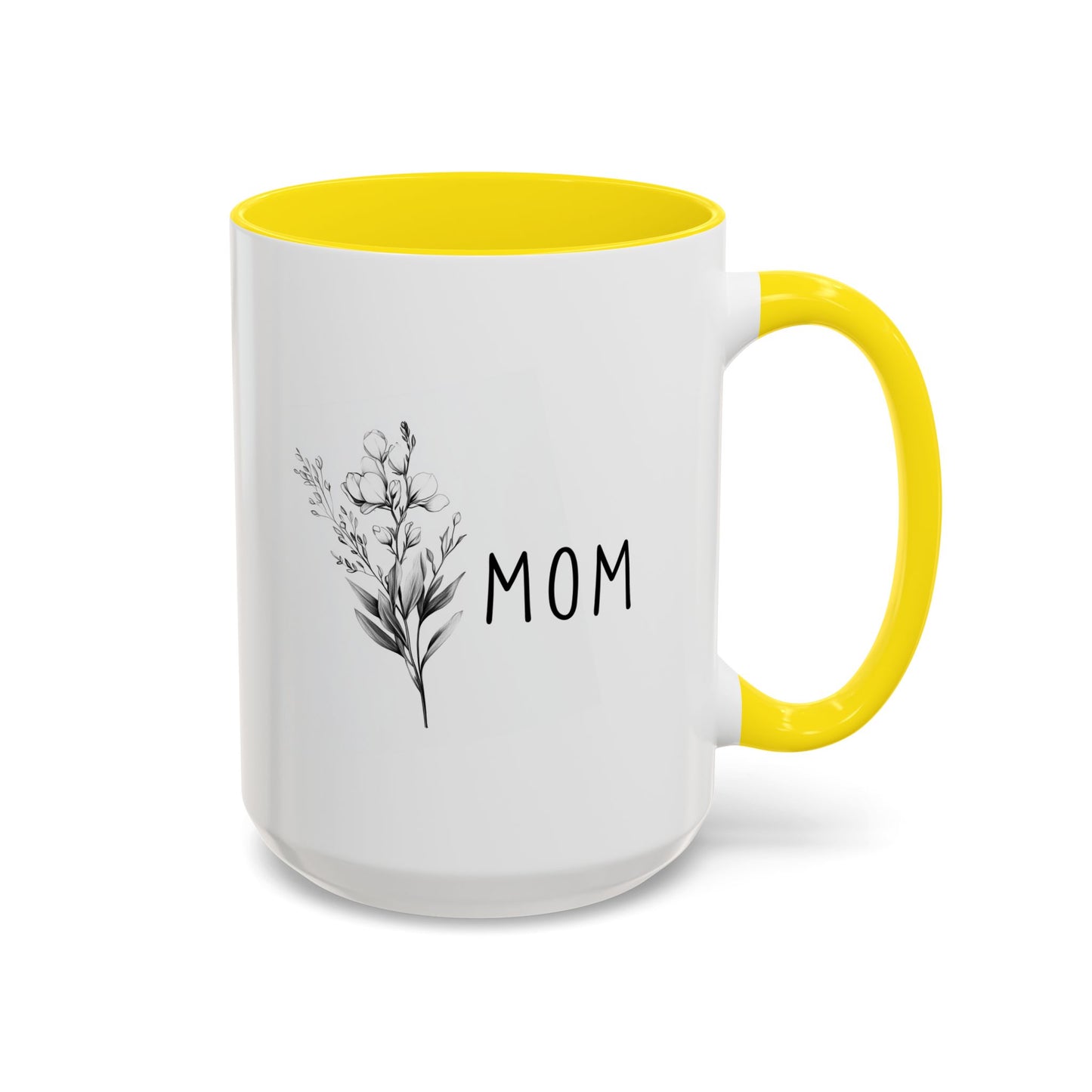Minimalist Mom Mug | Custom Made Floral Coffee Cup | Mother’s Day Gift for Mom