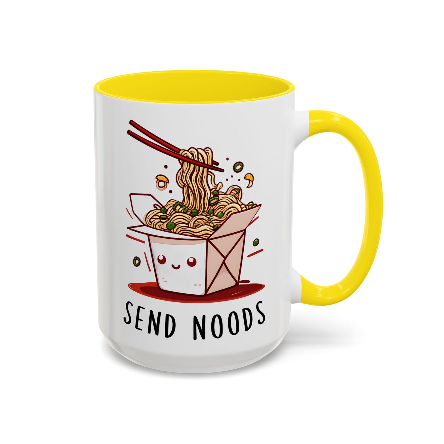 Send Noods Mug β Funny Noodle Mug | Cute Food Pun Coffee Cup