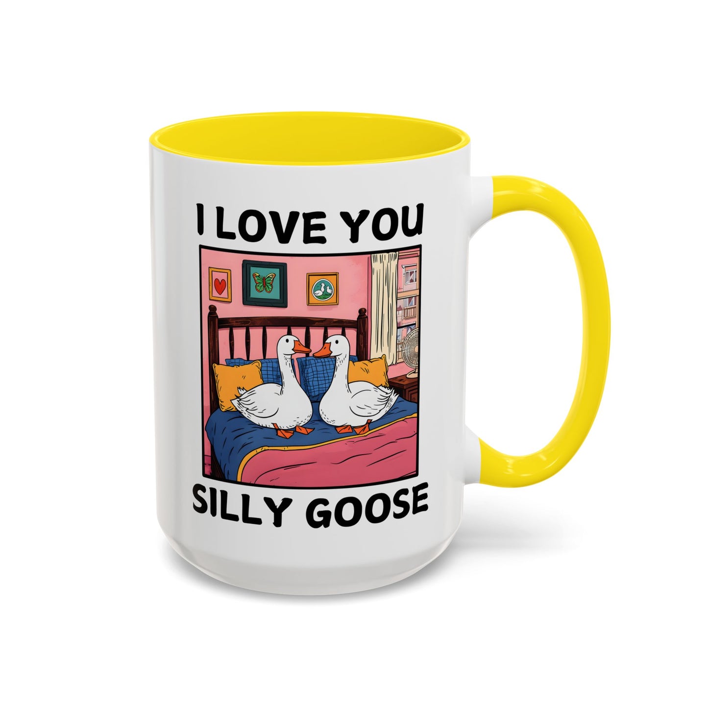I Love You Silly Goose Mug – Cute Funny Couples Mug | Romantic Gift for Boyfriend, Girlfriend, Husband, or Wife