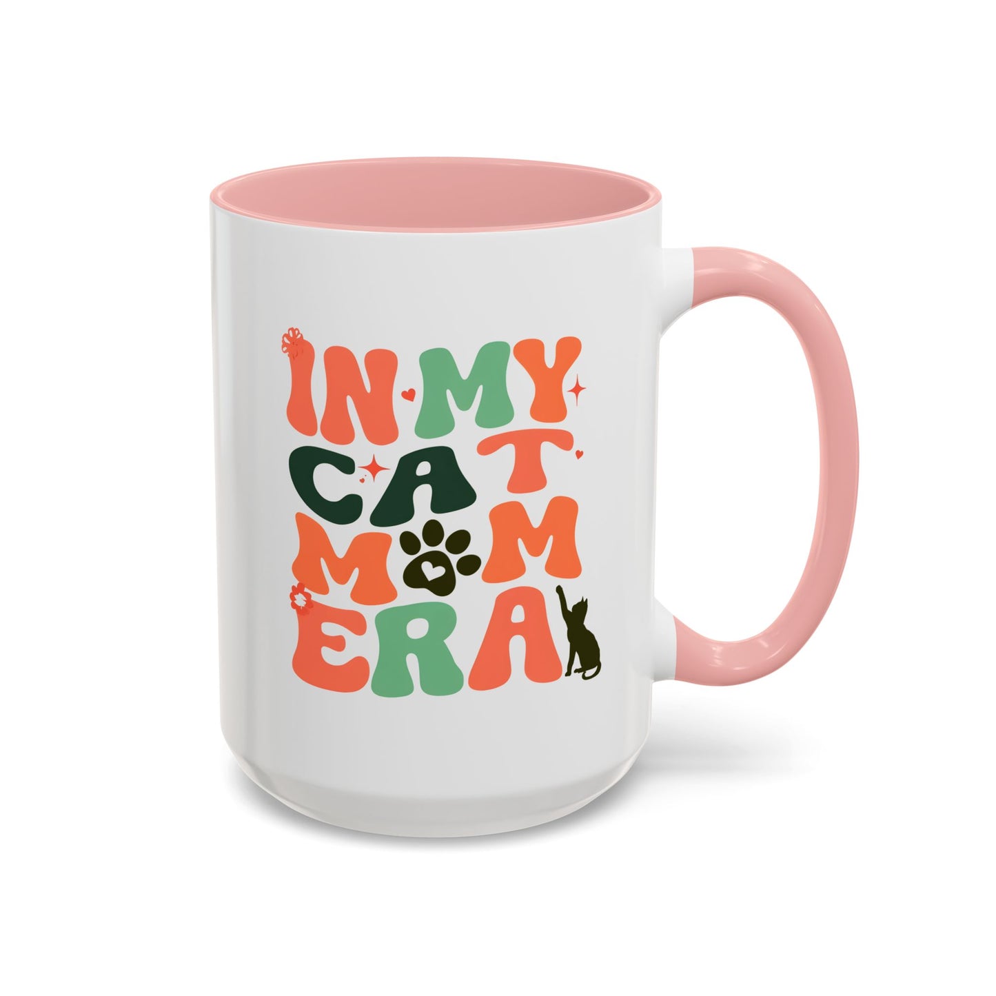 In My Cat Mom Era Mug | Retro Cat Lover Gift | Custom Made Coffee Cup for Cat Moms