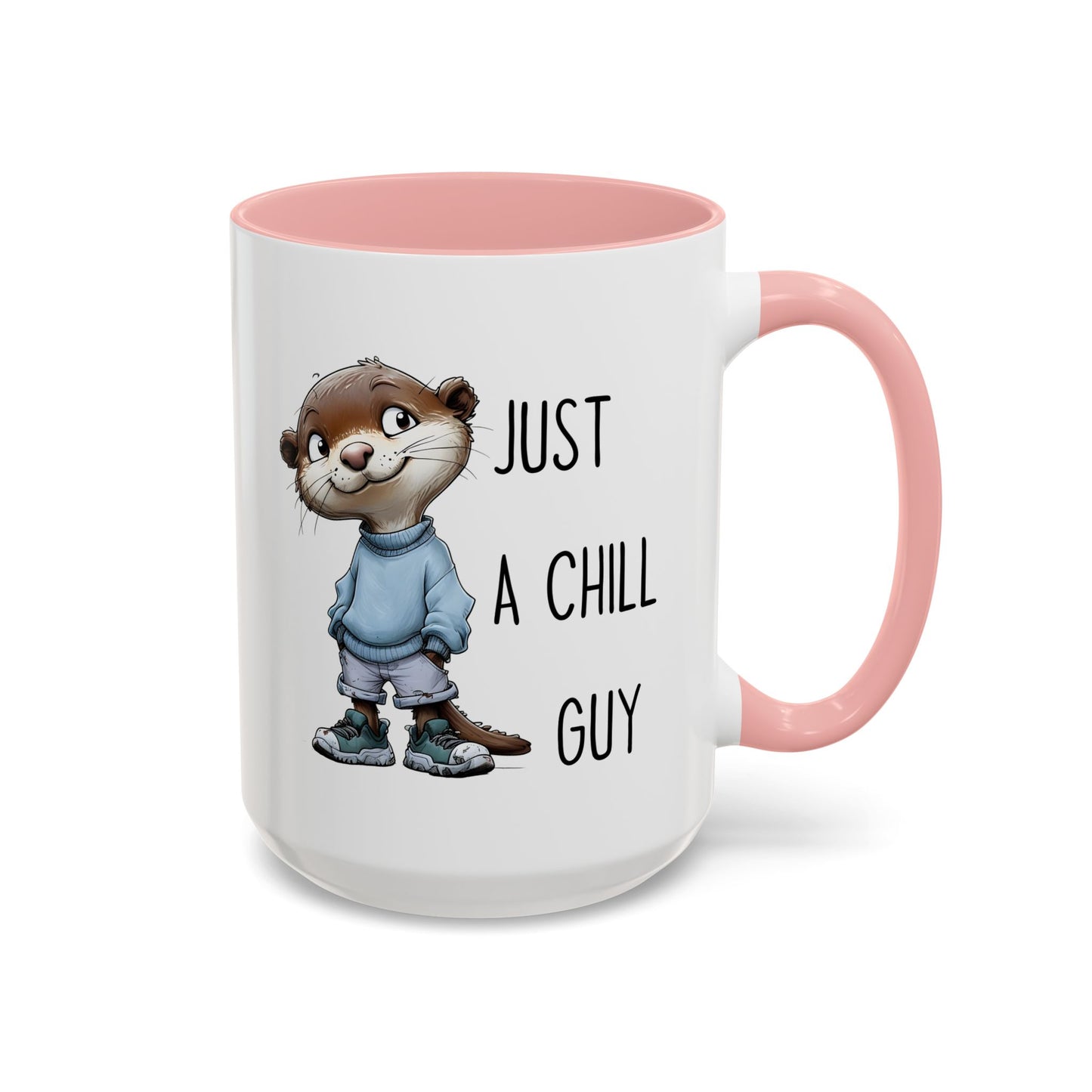 Just a Chill Guy Otter Mug | Funny Animal Coffee Cup | Custom Made Gift for Otter Lovers