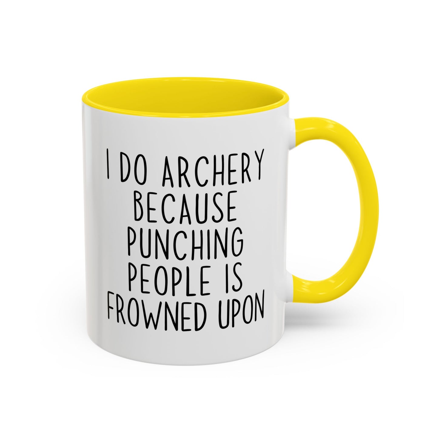 I Do Archery Because People Stress Me Out Funny Mug | Archer Gift | Custom Made Archery Lover Cup
