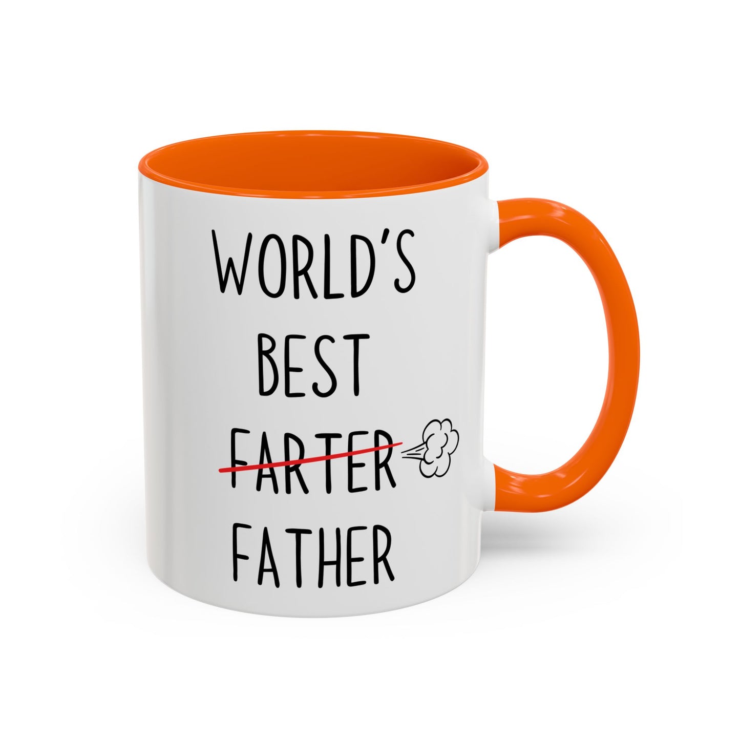 Funny Dad Mug – “World’s Best Farter Father” | Hilarious Father’s Day Coffee Cup Gift from Son or Daughter