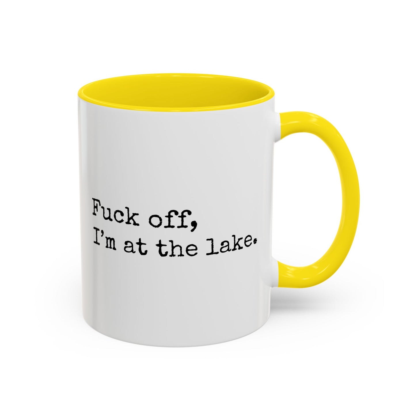 Go Away, I’m at the Lake Mug | Funny Lake Life Gift | Custom Made Coffee Cup for Lake Lovers