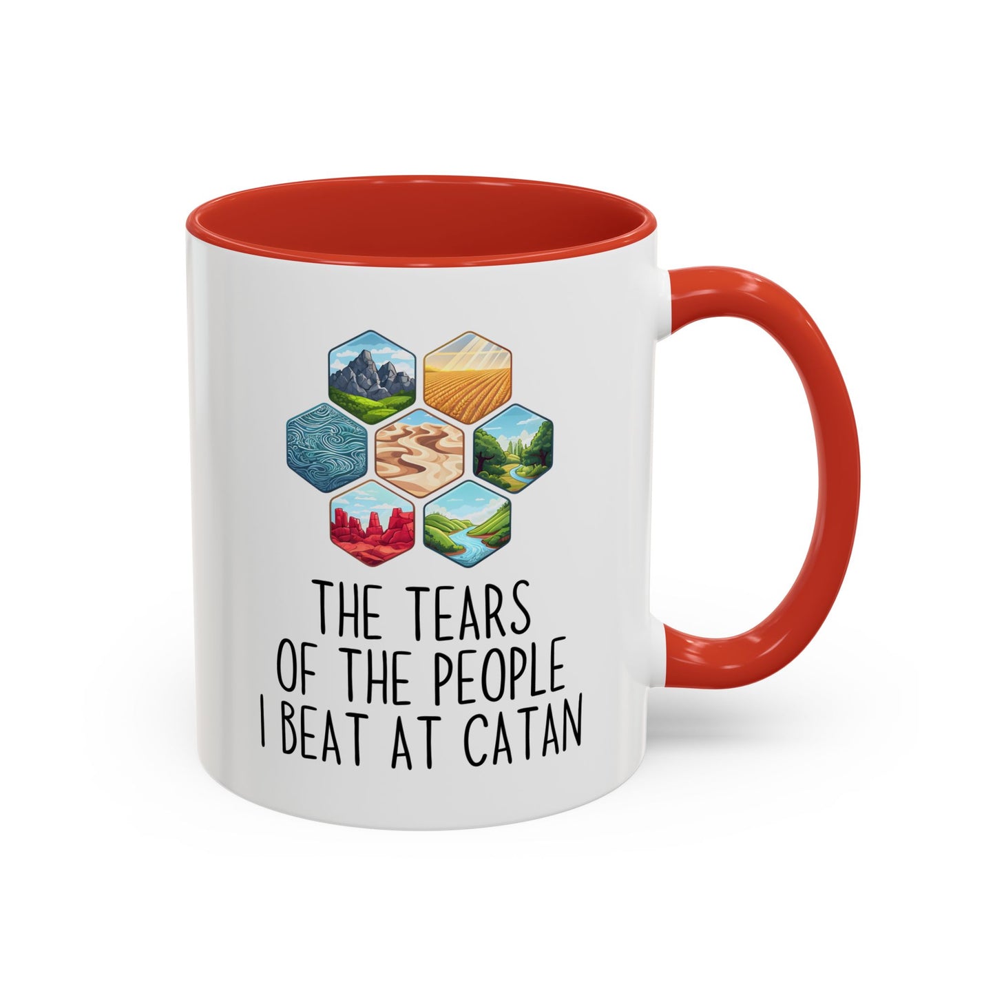 The Tears of the People I Beat at Catan Mug | Funny Board Game Coffee Cup | Custom Made Gift for Gamers & Catan Fans