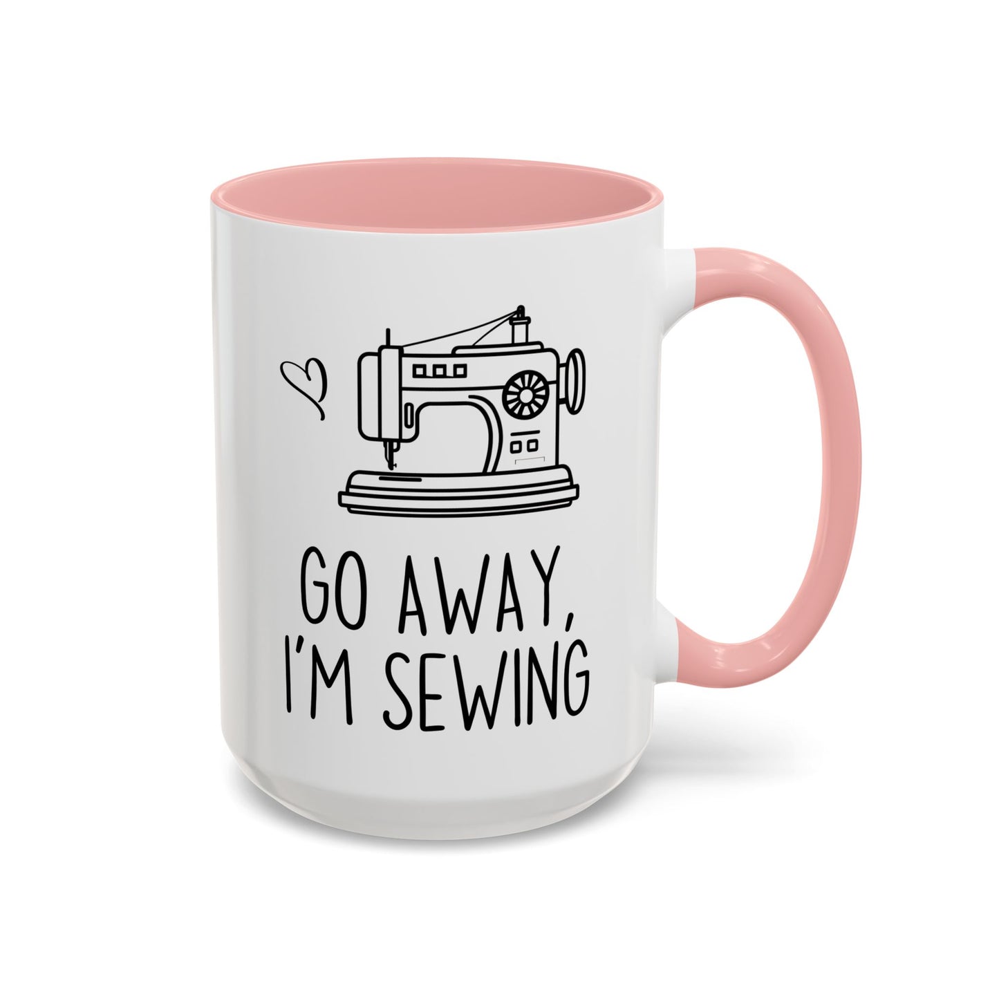 Go Away I’m Sewing Mug | Funny Sewing Mug for Sewists & Crafters | Custom Made Gift for Quilters & Makers
