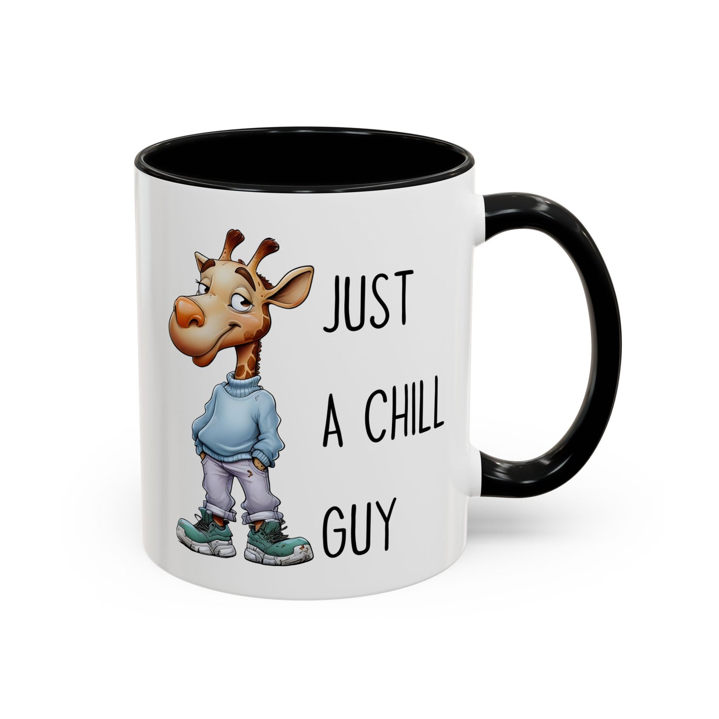 Just a Chill Guy Giraffe Mug | Funny Animal Coffee Cup | Custom Made Gift for Giraffe Lovers