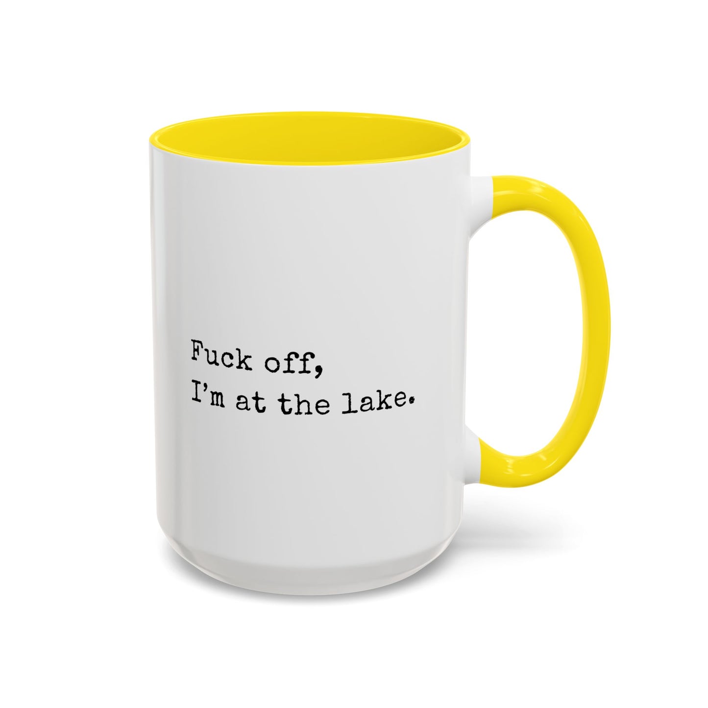Go Away, I’m At The Lake Mug | Funny Lake Life Coffee Cup | Custom Made Camping Gift