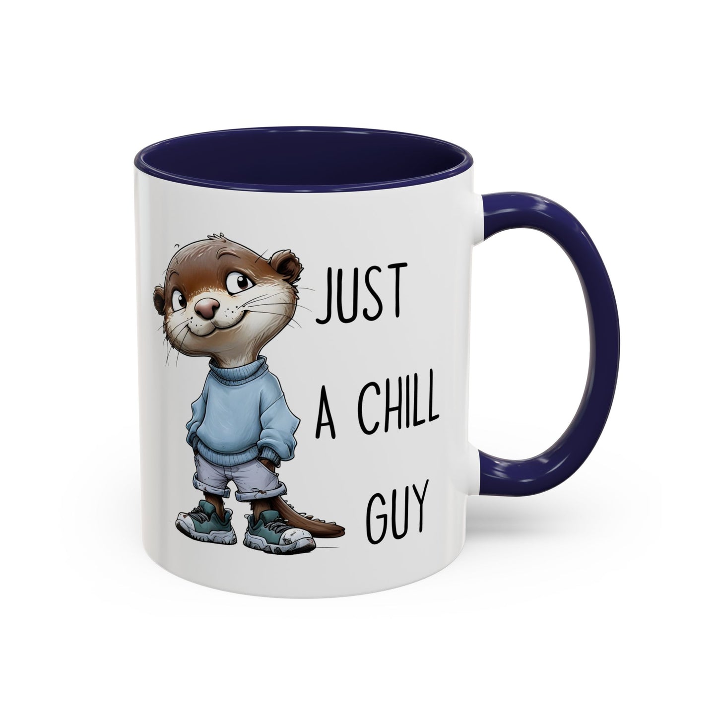 Just a Chill Guy Otter Mug | Funny Animal Coffee Cup | Custom Made Gift for Otter Lovers