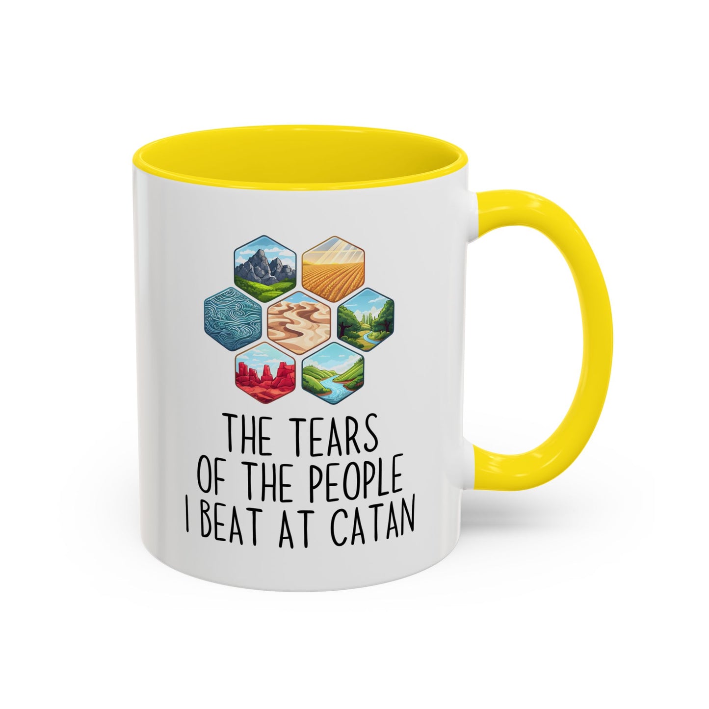 The Tears of the People I Beat at Catan Mug | Funny Board Game Coffee Cup | Custom Made Gift for Gamers & Catan Fans