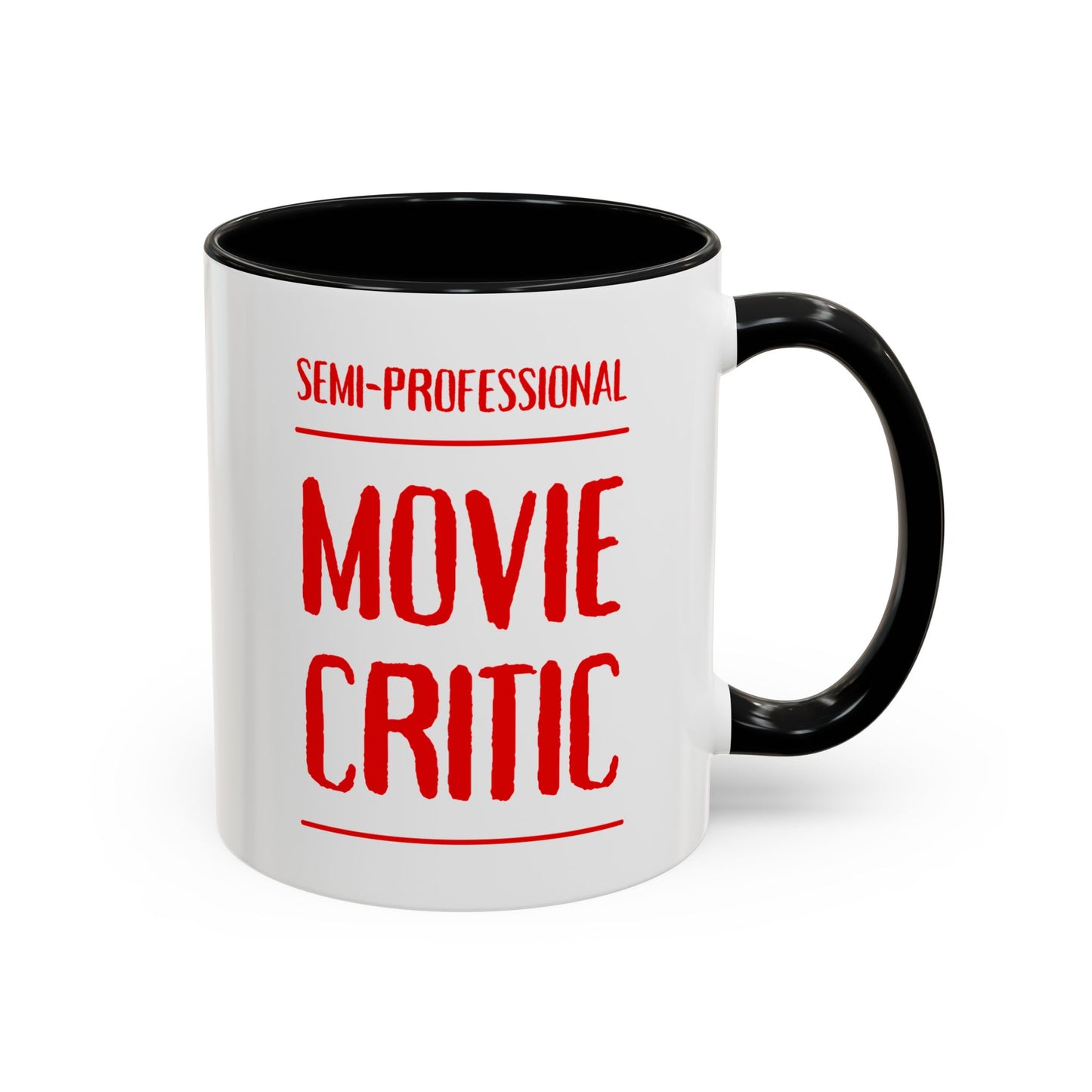 Semi-Professional Movie Critic Mug | Funny Film Lover Gift | Custom Made Movie Mug