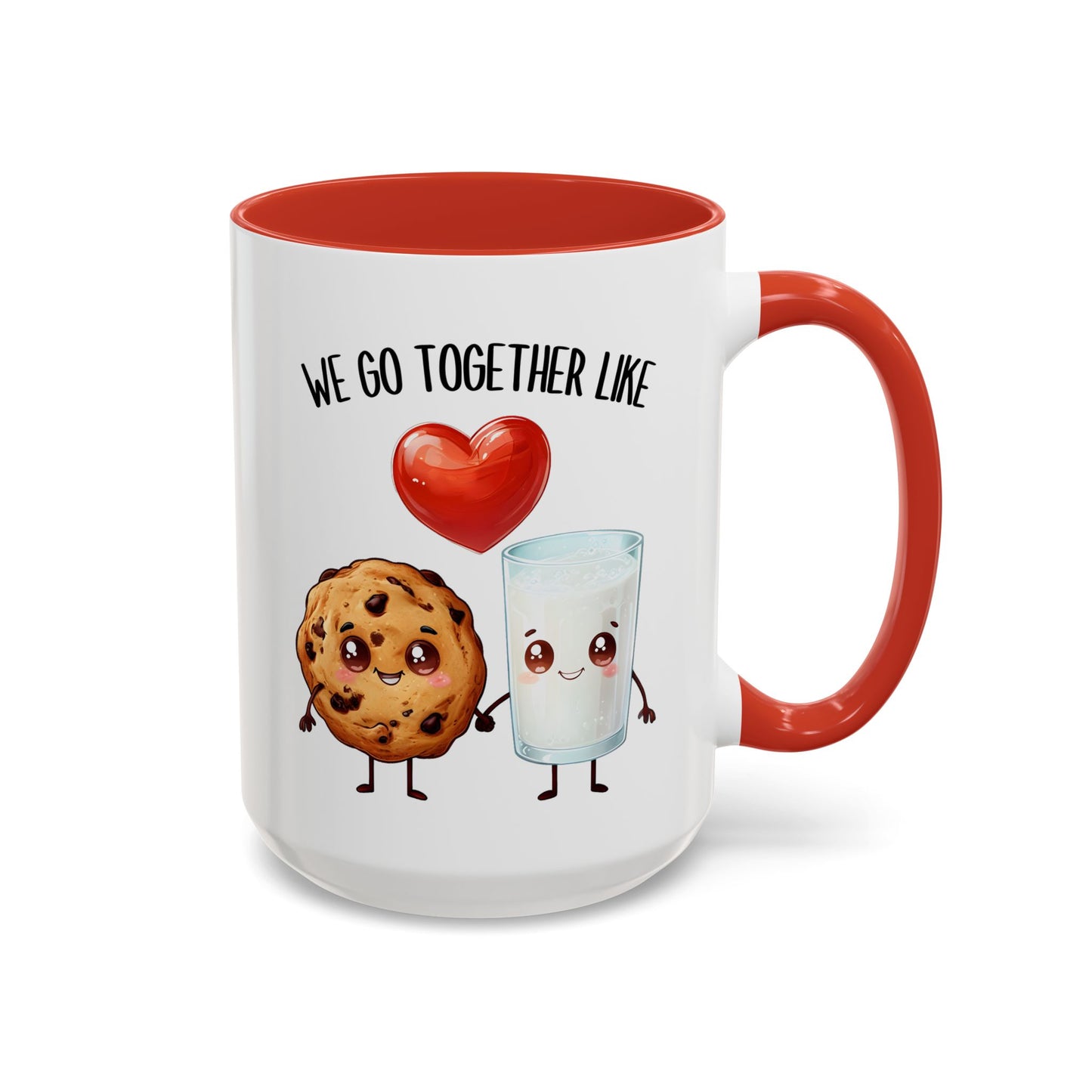 We Go Together Like Milk and Cookies Mug – Cute Couple Mug | Funny Valentine’s Gift for Him or Her