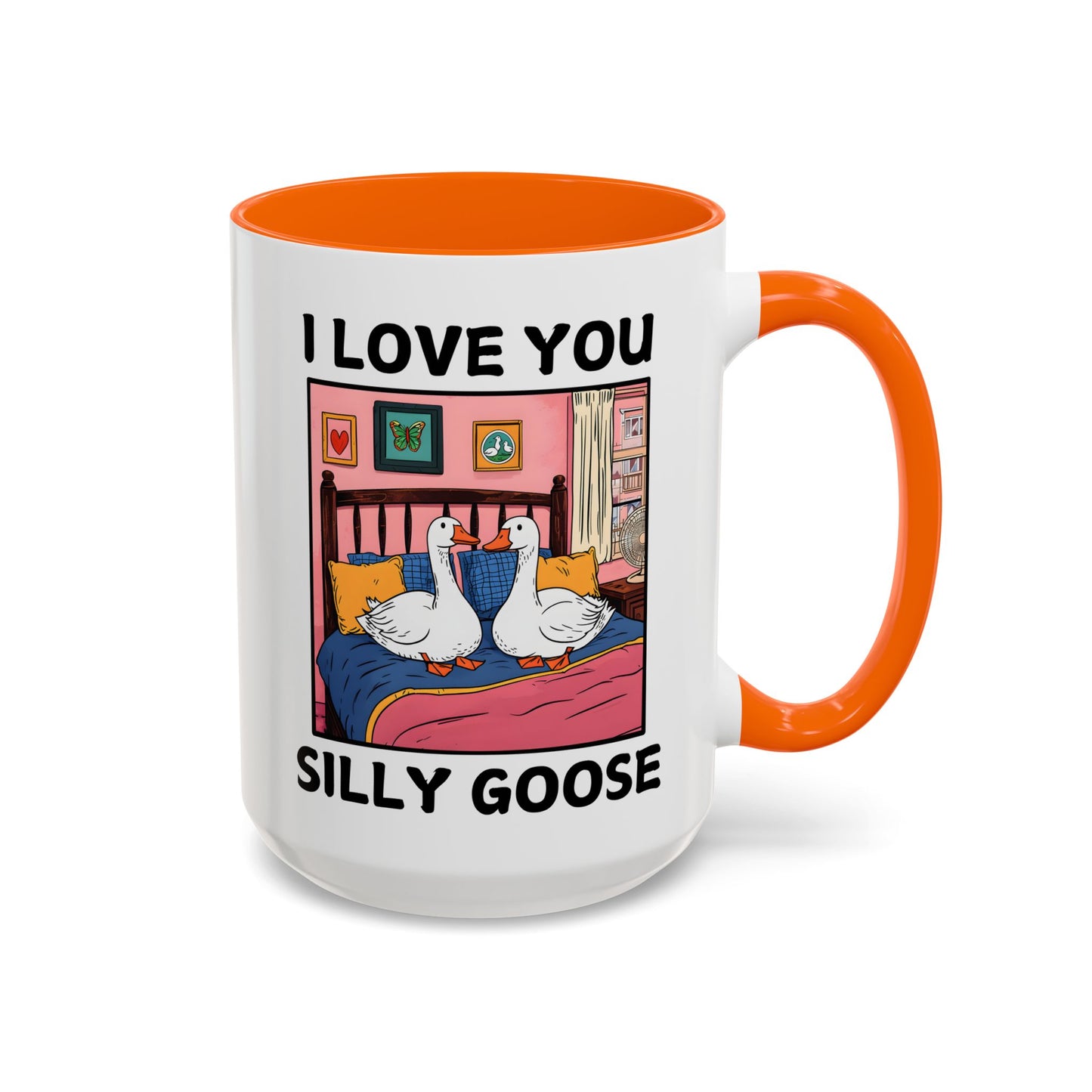I Love You Silly Goose Mug – Cute Funny Couples Mug | Romantic Gift for Boyfriend, Girlfriend, Husband, or Wife