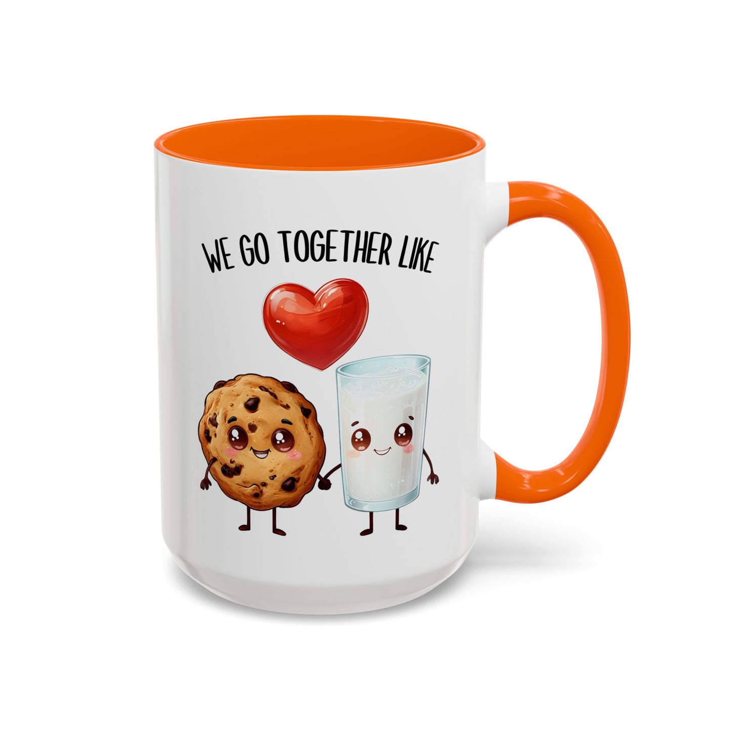 We Go Together Like Milk and Cookies Mug – Cute Couple Mug | Funny Valentine’s Gift for Him or Her