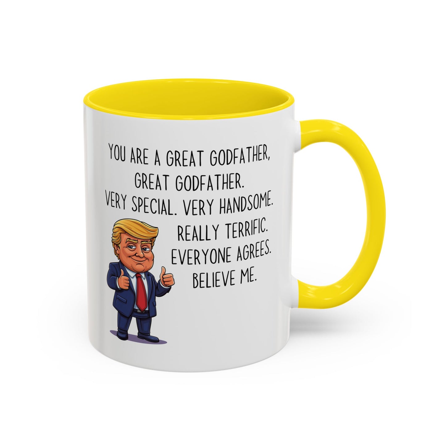 Funny Godfather Mug – “You Are a Great Godfather” Custom Made Coffee Cup | Gift for Godfather or Baptism Gift