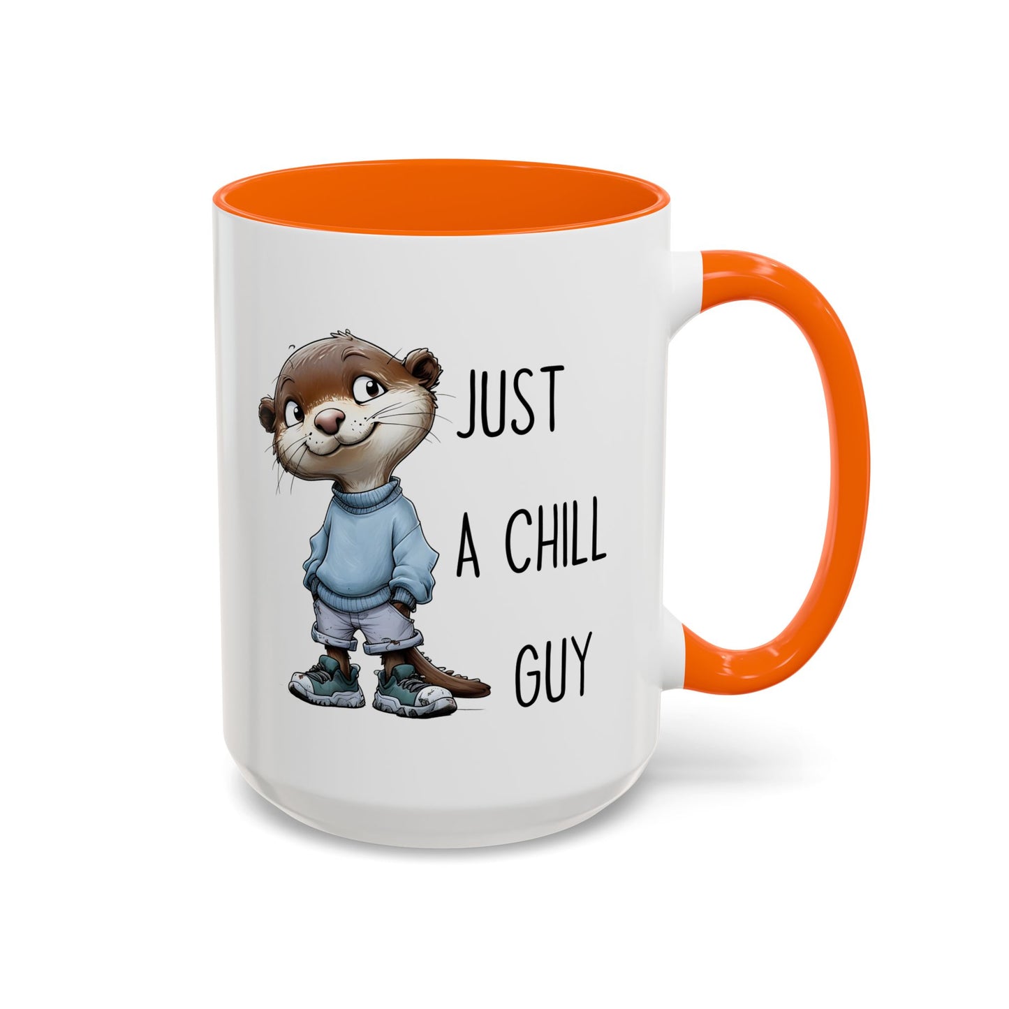 Just a Chill Guy Otter Mug | Funny Animal Coffee Cup | Custom Made Gift for Otter Lovers