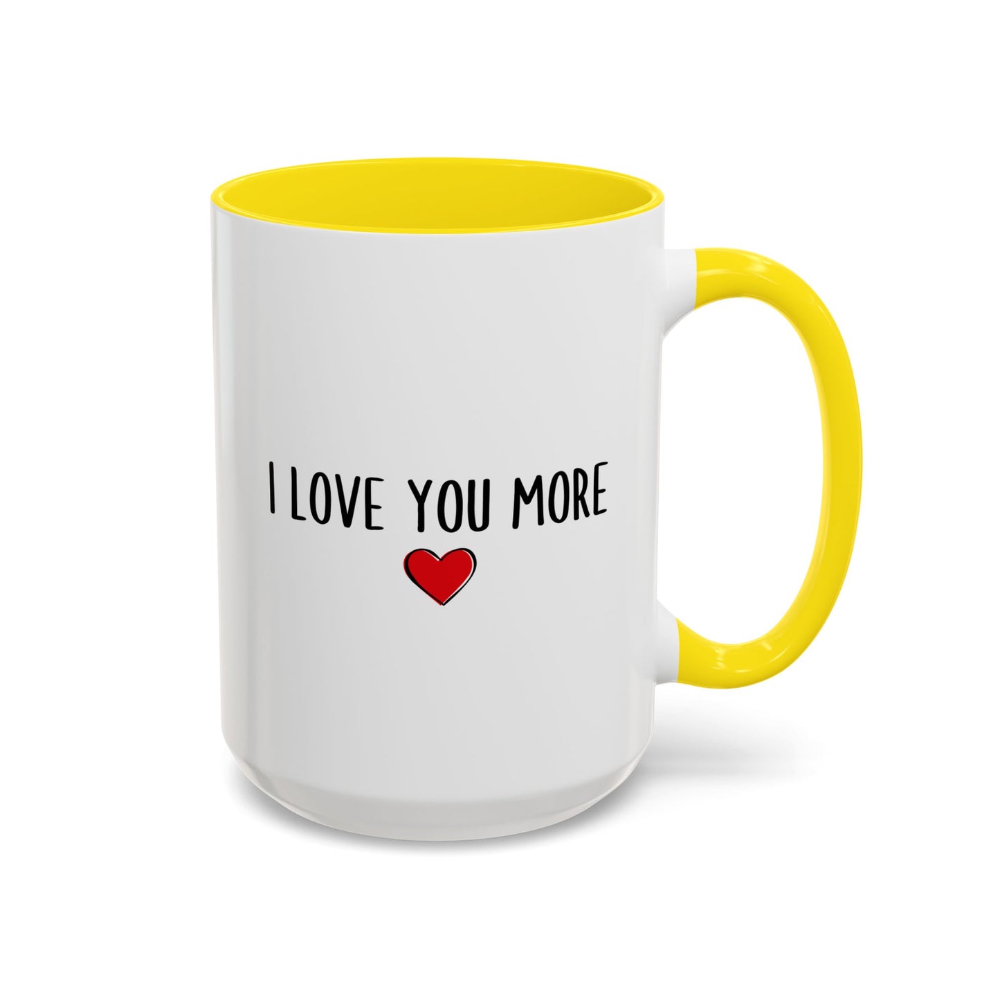 I Love You More Mug – Romantic Custom Made Coffee Cup | Cute Gift for Couples, Valentine’s Day, or Anniversary