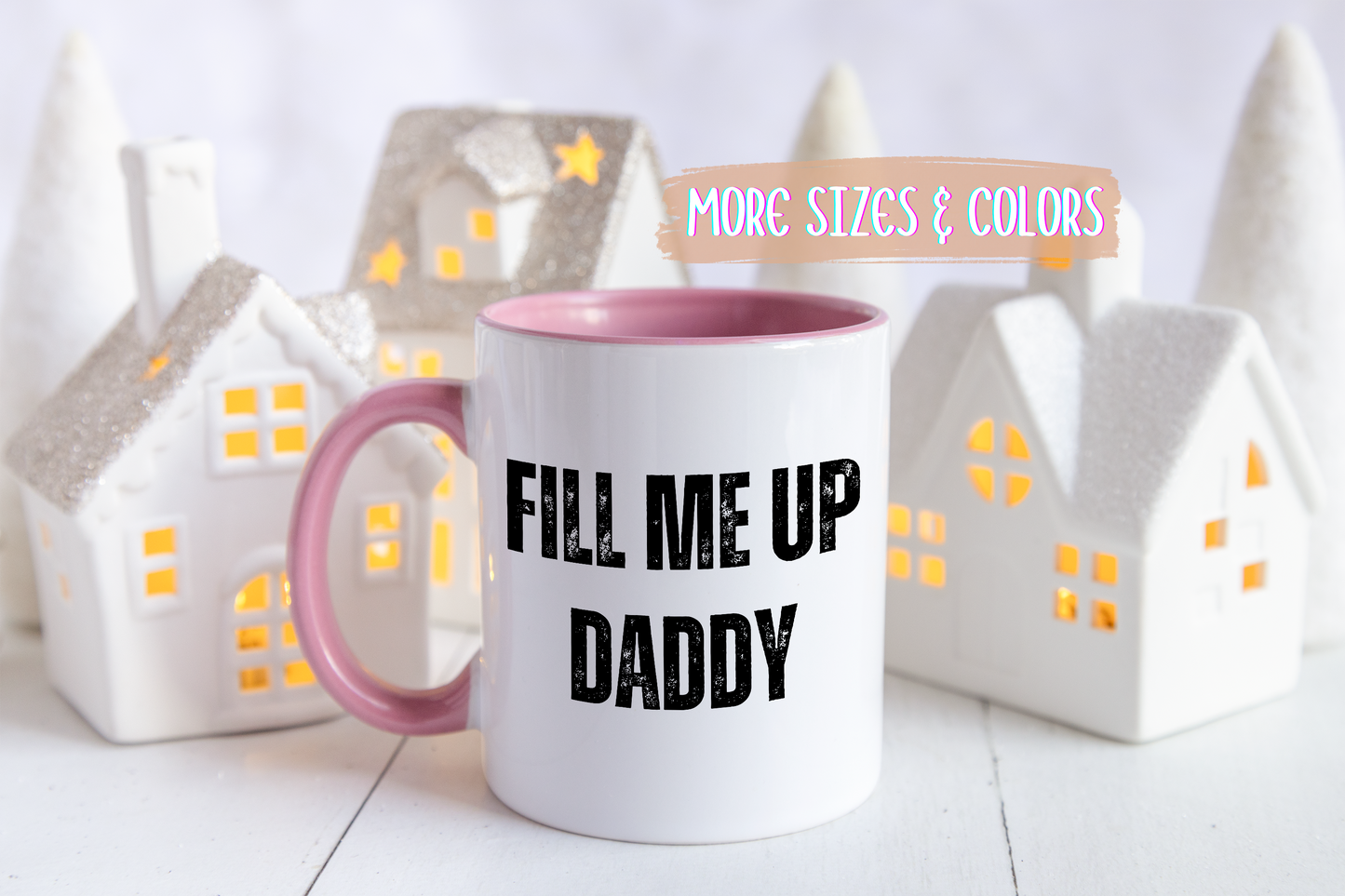 Funny Coffee Mug – “Fill Me Up” | Playful Coffee Lover Gift, Cheeky Mug for Him or Her, Humor Coffee Cup
