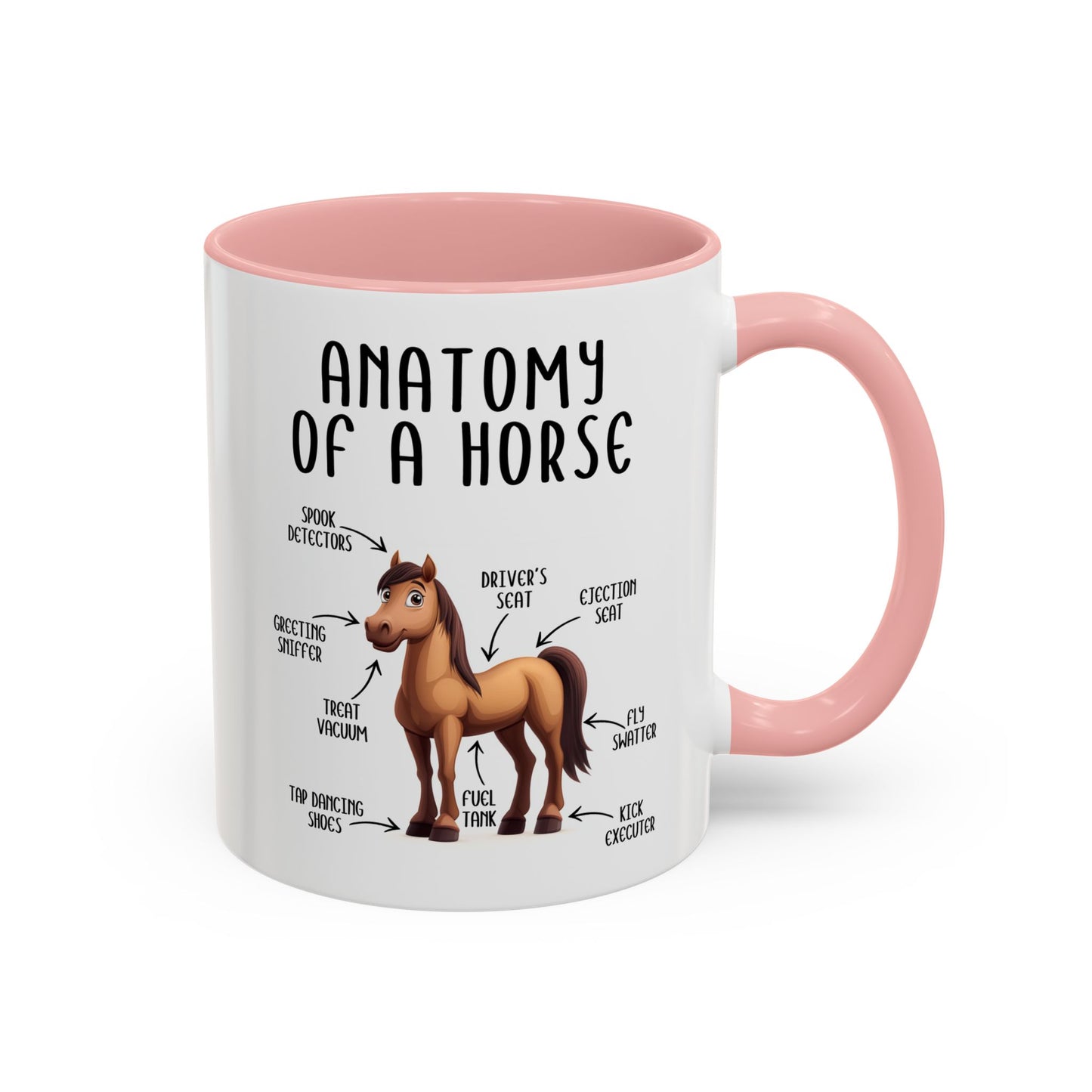 Anatomy of a Horse Mug | Funny Horse Lover Gift | Custom Made Equestrian Coffee Cup