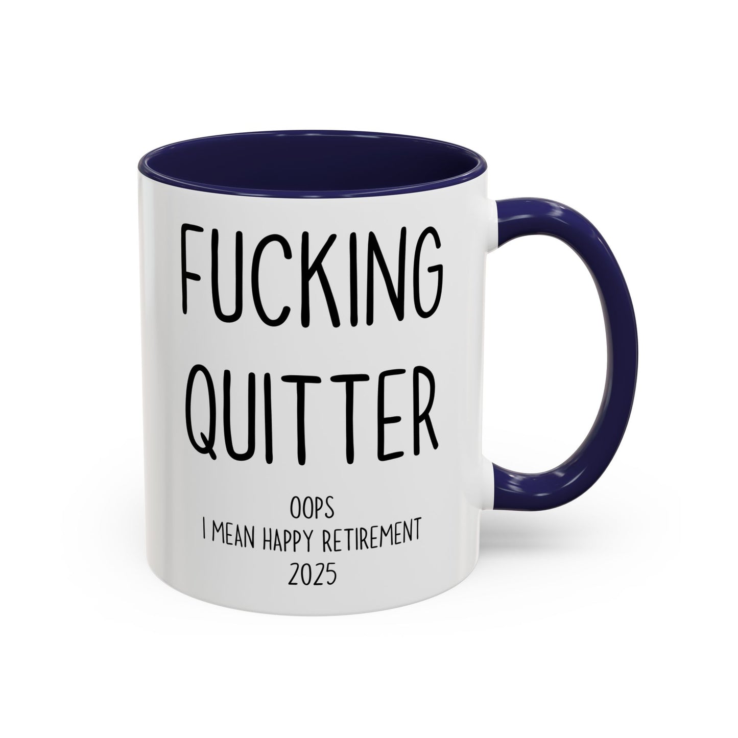 Funny Retirement Mug | Custom Made “Legendary Quitter” Coffee Cup | Humorous Coworker Leaving Gift