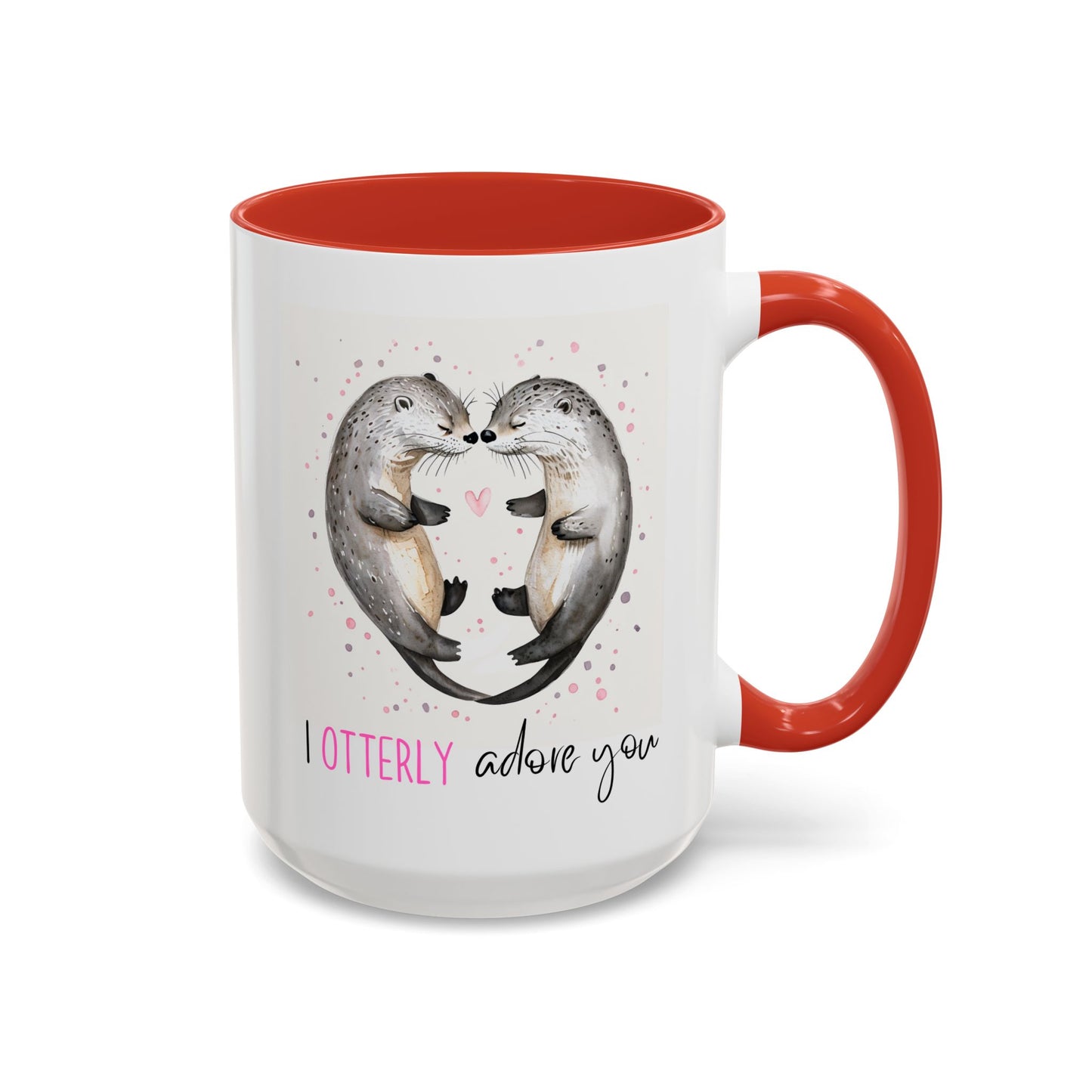 I Otterly Adore You Mug – Cute Animal Pun Coffee Cup | Romantic Valentine’s Day Gift for Couples, Boyfriend, or Girlfriend