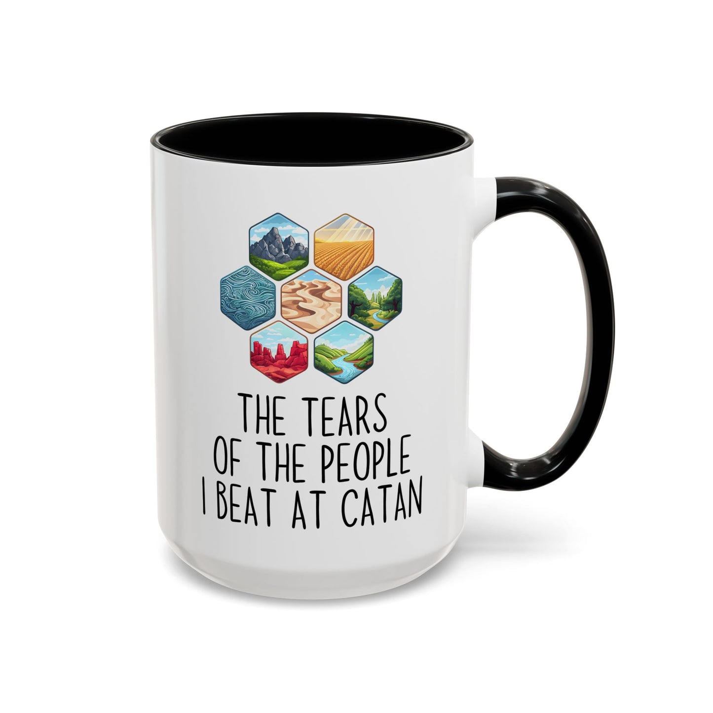 The Tears of the People I Beat at Catan Mug | Funny Board Game Coffee Cup | Custom Made Gift for Gamers & Catan Fans