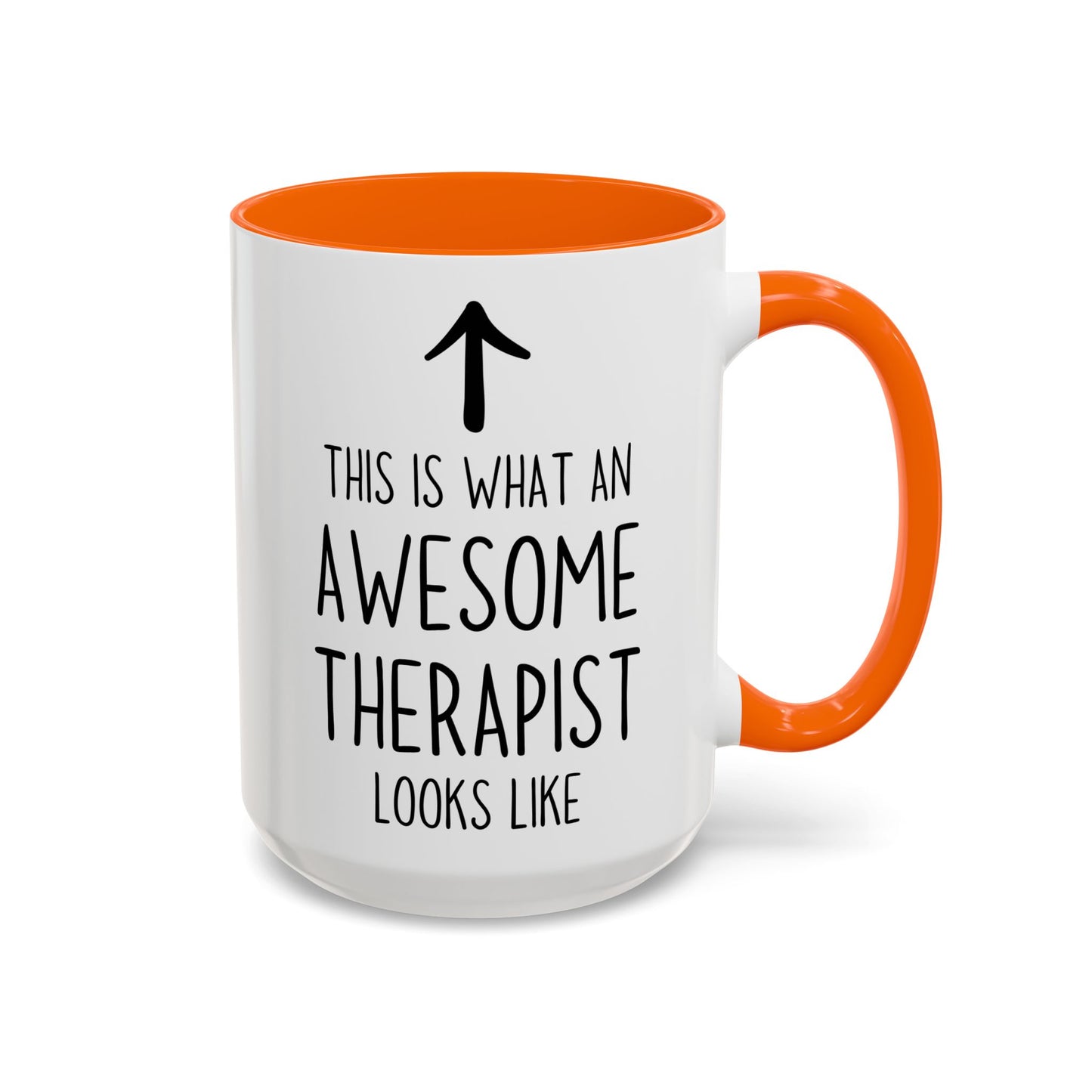 This Is What An Awesome Therapist Looks Like Mug | Custom Made Therapist Gift | Funny Psychology Coffee Cup