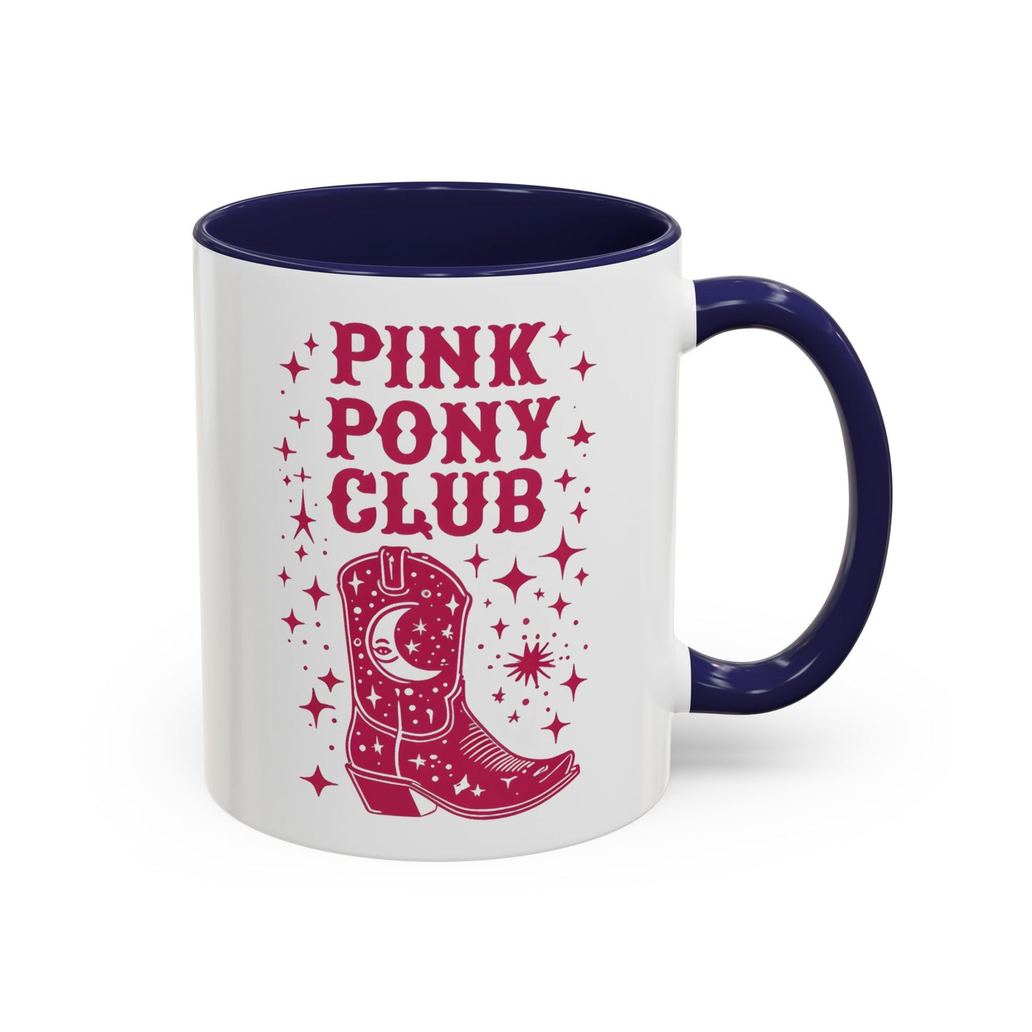 Pink Pony Club Mug | Western Aesthetic Cowgirl Mug | Retro Country Boot Mug | Custom Made Gift