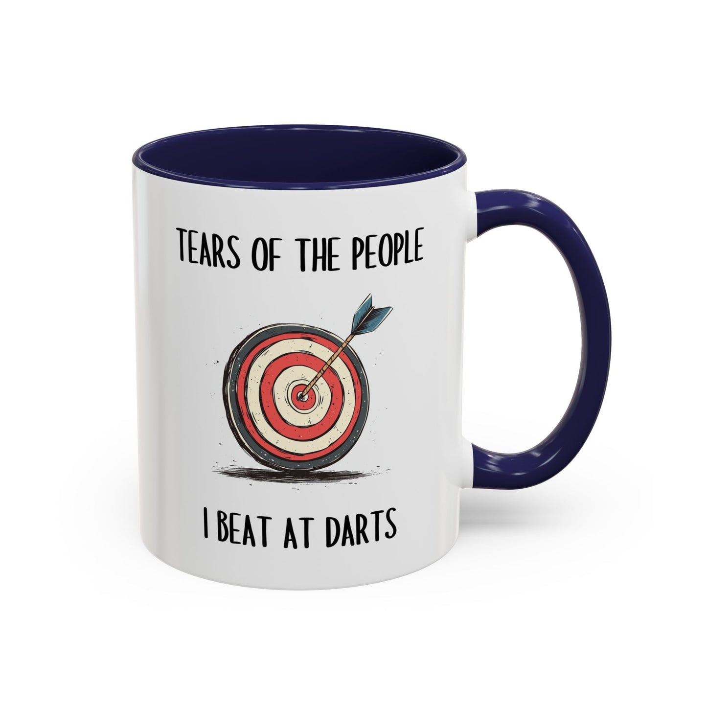 Tears of the People I Beat at Darts Mug | Funny Darts Player Gift | Custom Made Coffee Cup