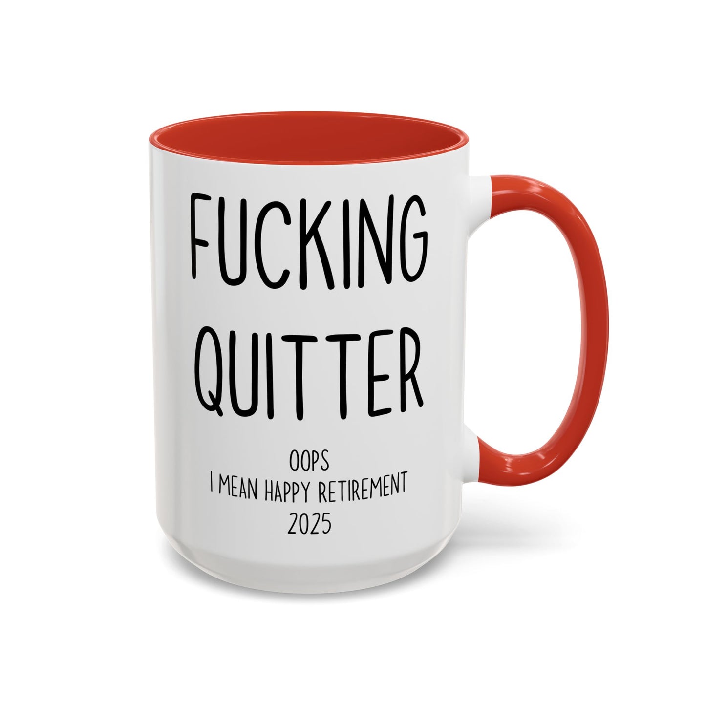 Funny Retirement Mug | Custom Made “Legendary Quitter” Coffee Cup | Humorous Coworker Leaving Gift