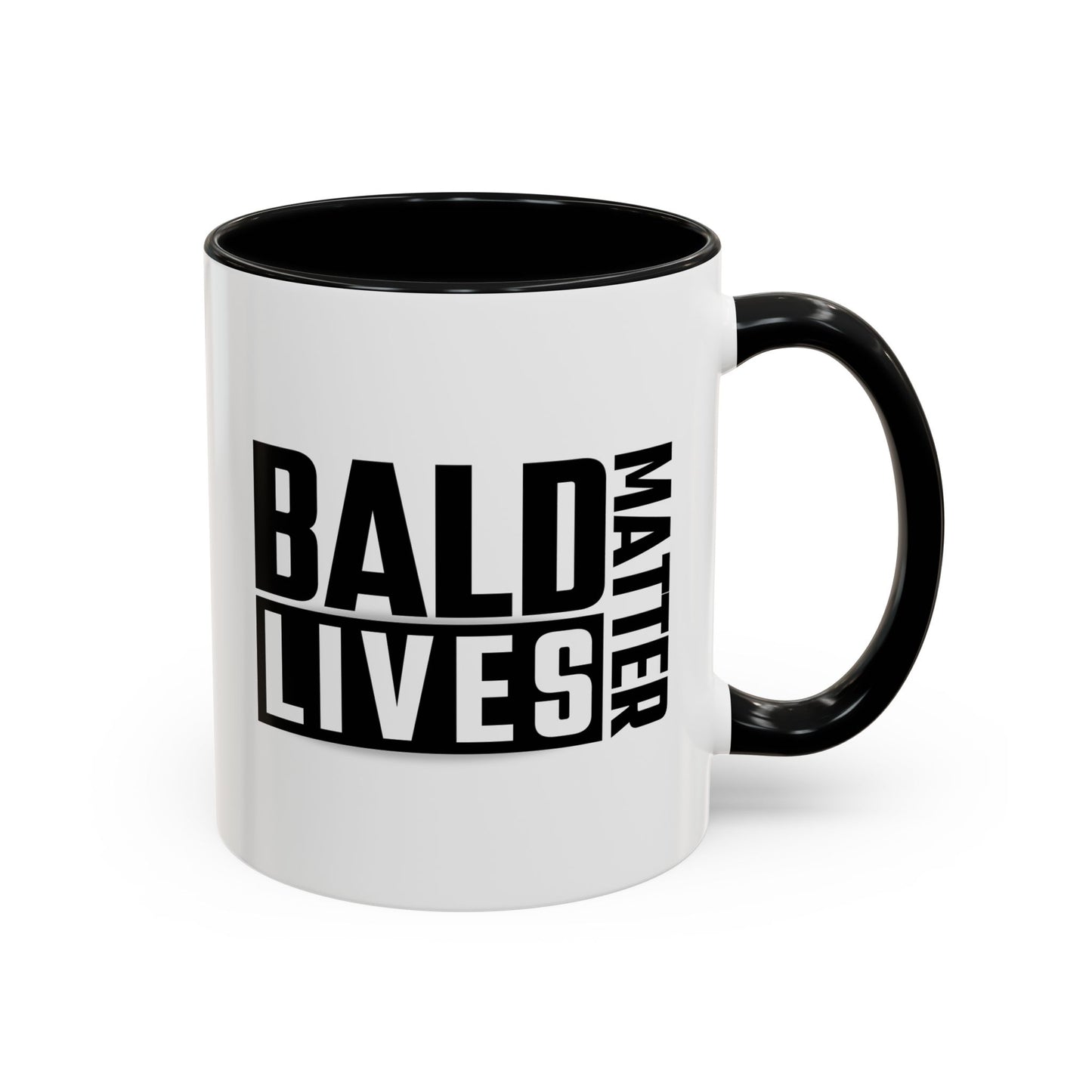 Bald Lives Matter Mug – Funny Bald Head Coffee Cup | Hilarious Gift for Bald Men & Women