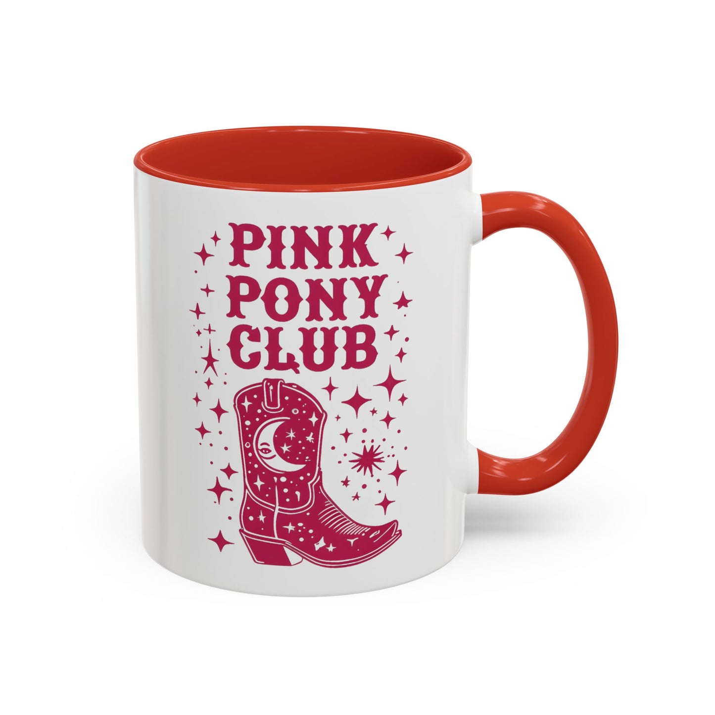 Pink Pony Club Mug | Western Aesthetic Cowgirl Mug | Retro Country Boot Mug | Custom Made Gift