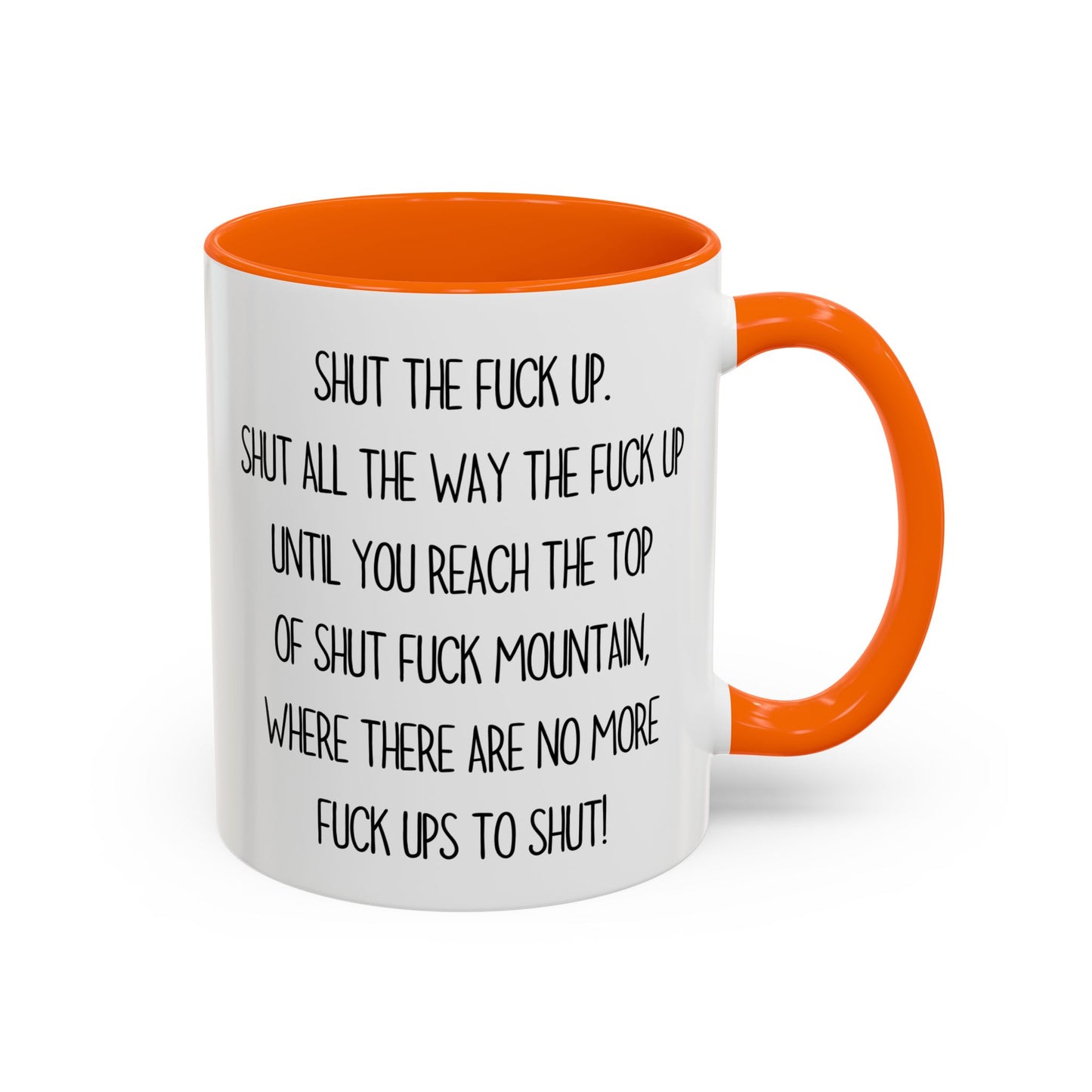 Shut The F* Up Mug – Funny Offensive Coffee Mug | Savage Adult Humor Gift**
