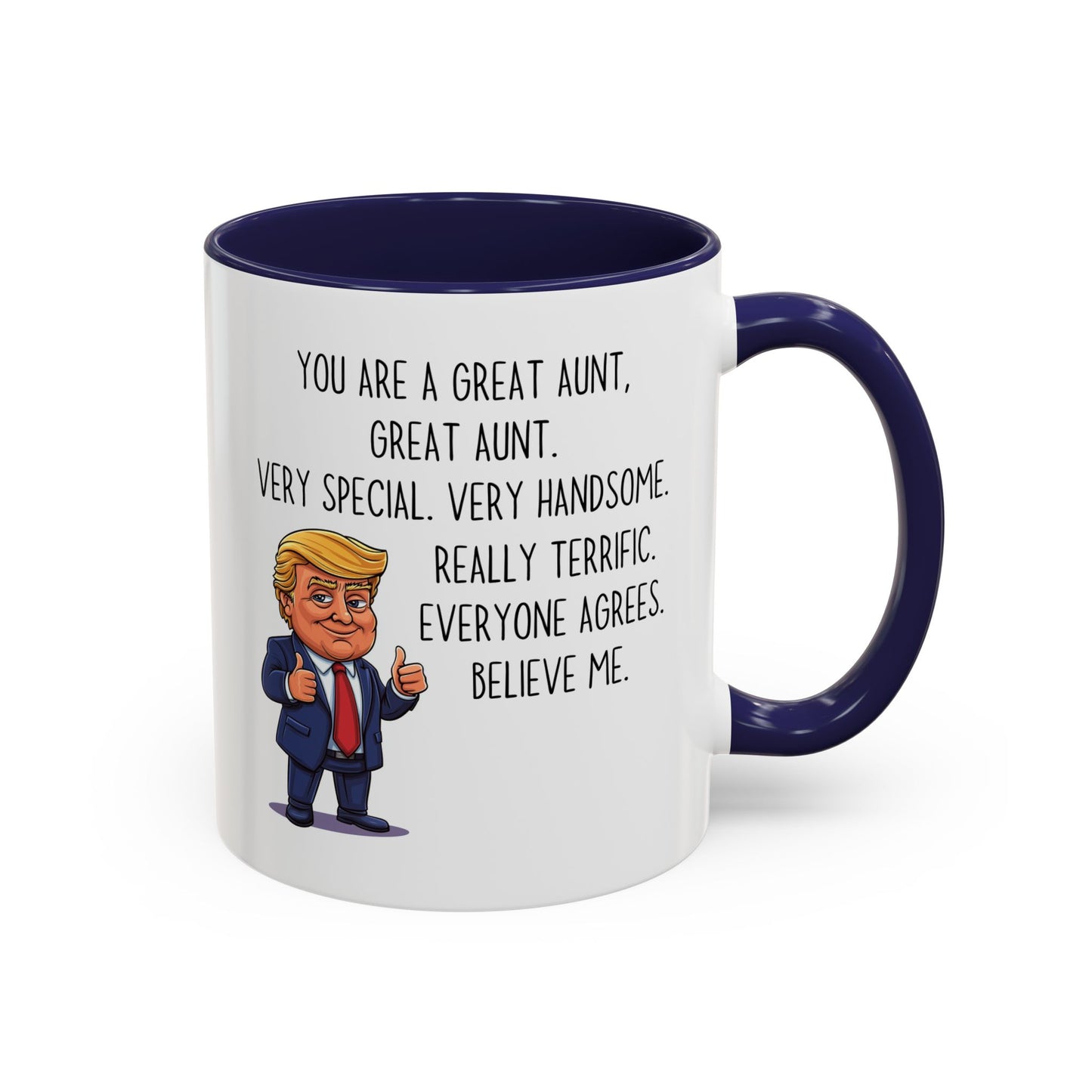 Funny Aunt Mug – “You Are a Great Aunt” Custom Made Coffee Cup | Birthday or Mother’s Day Gift for Aunt