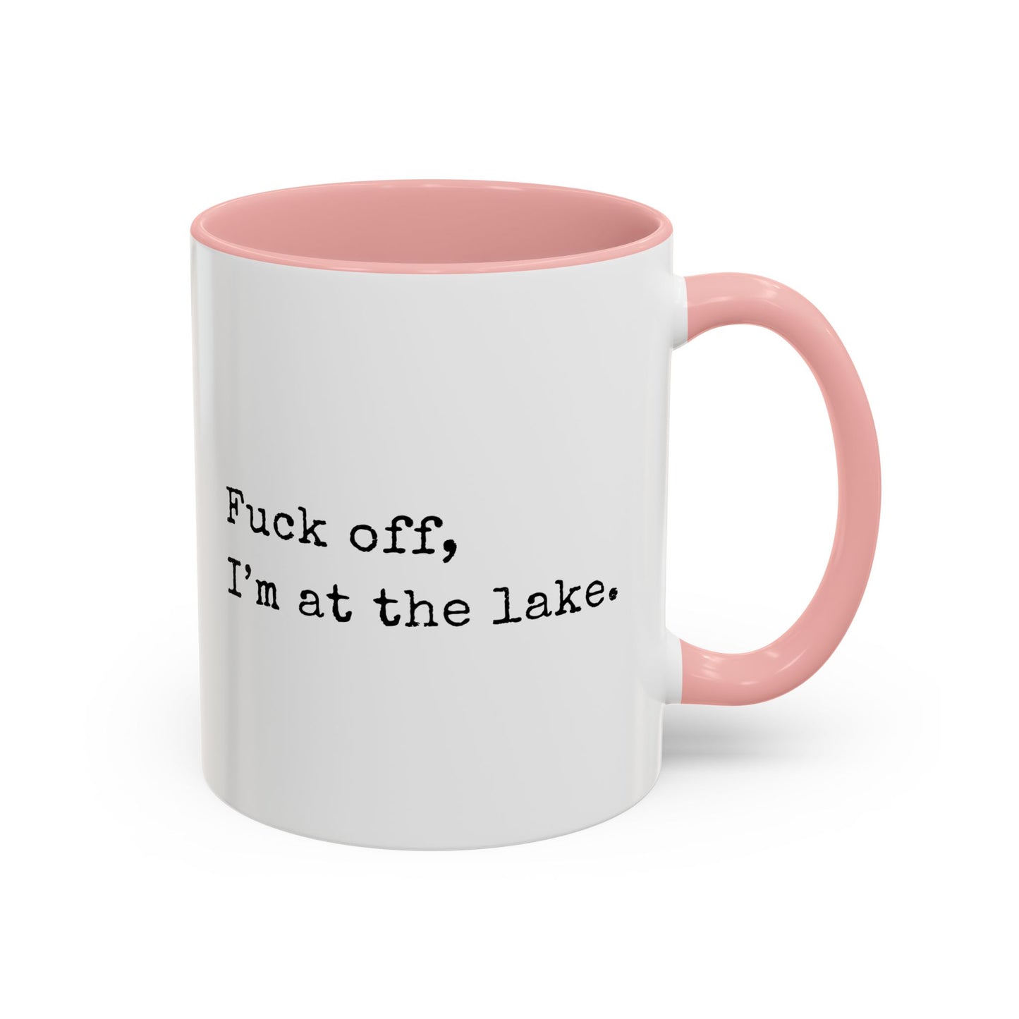 Go Away, I’m At The Lake Mug | Funny Lake Life Coffee Cup | Custom Made Camping Gift