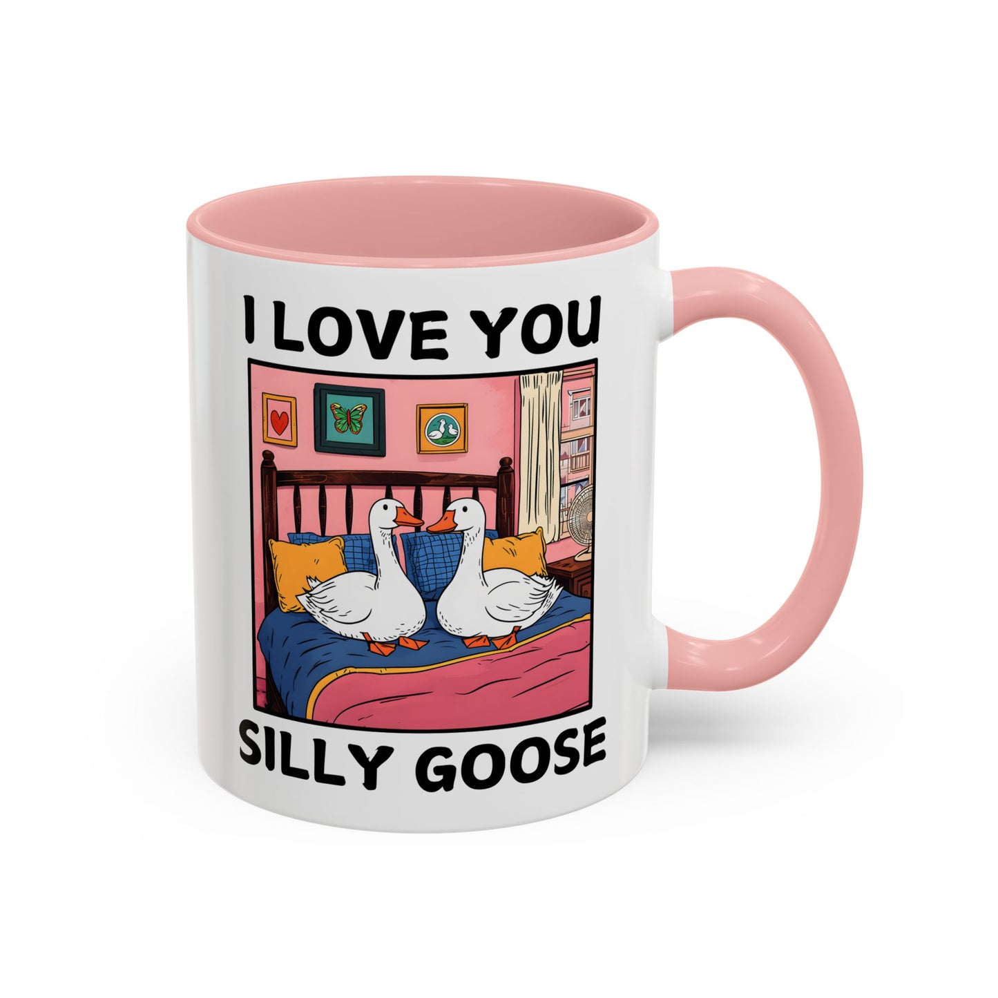 I Love You Silly Goose Mug – Cute Funny Couples Mug | Romantic Gift for Boyfriend, Girlfriend, Husband, or Wife