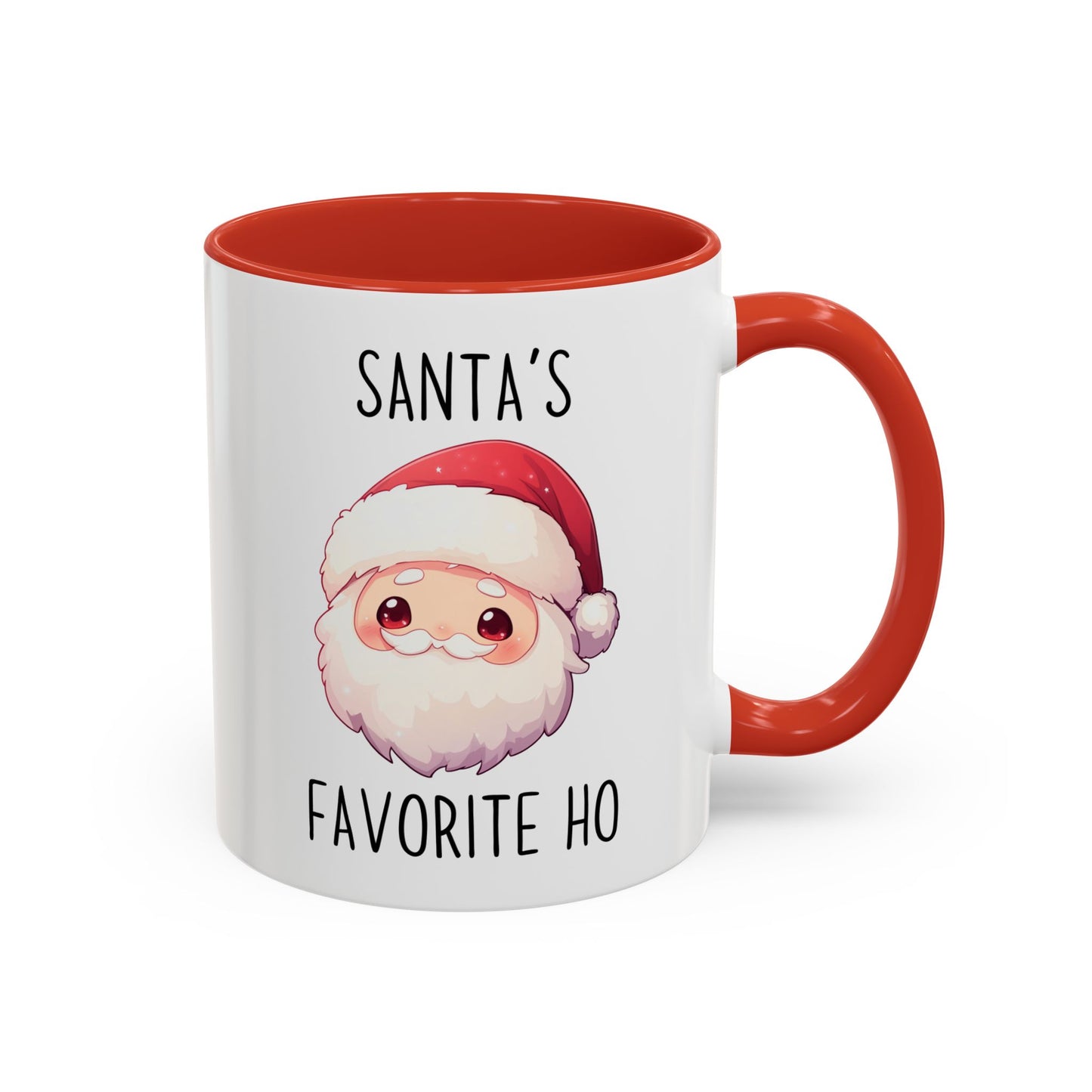 Santa’s Favorite Ho Ho Ho Funny Christmas Mug | Cute Santa Holiday Cup | Custom Made Gift for Her or Him